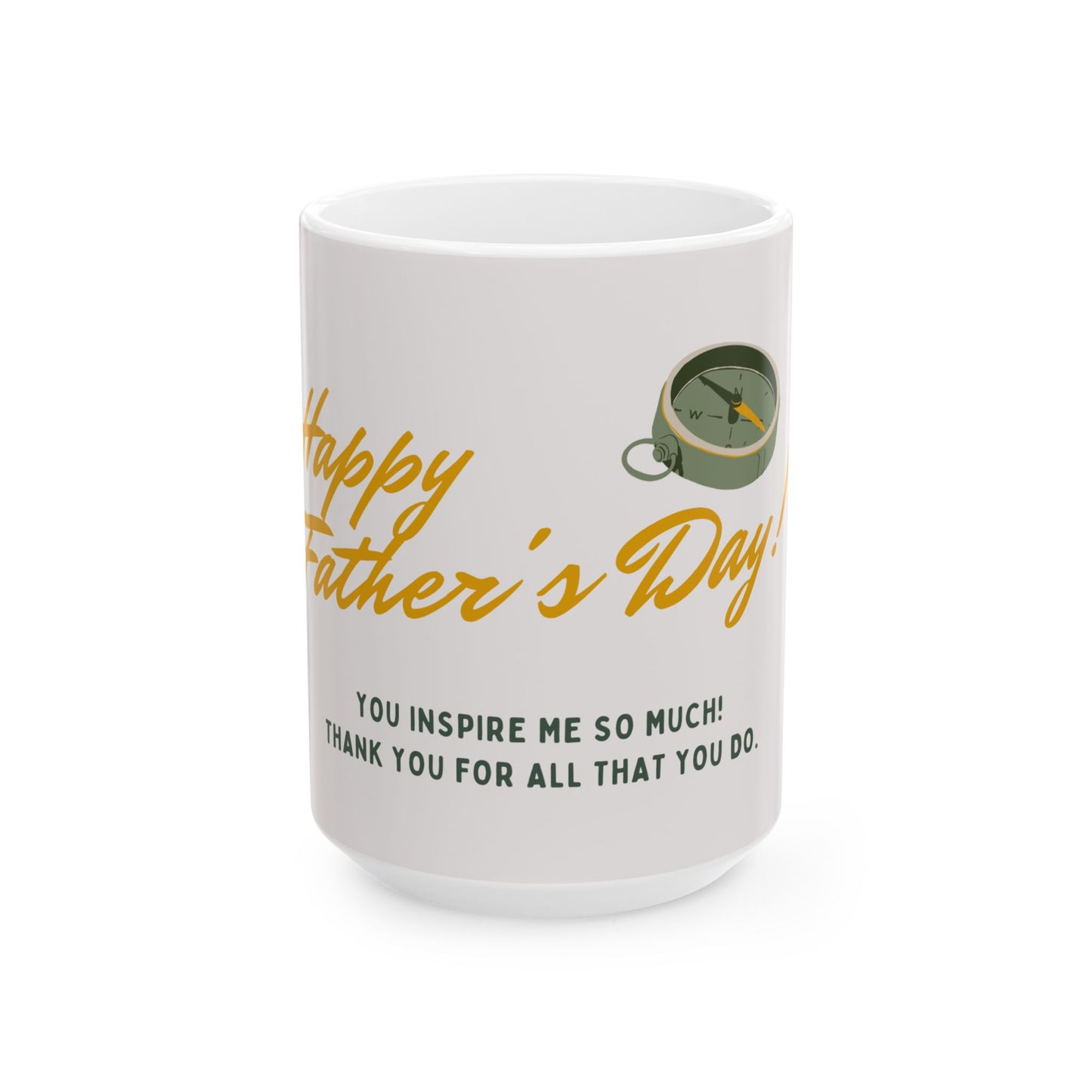 Happy Father's Day Ceramic Mug, (11oz, 15oz) - 14070