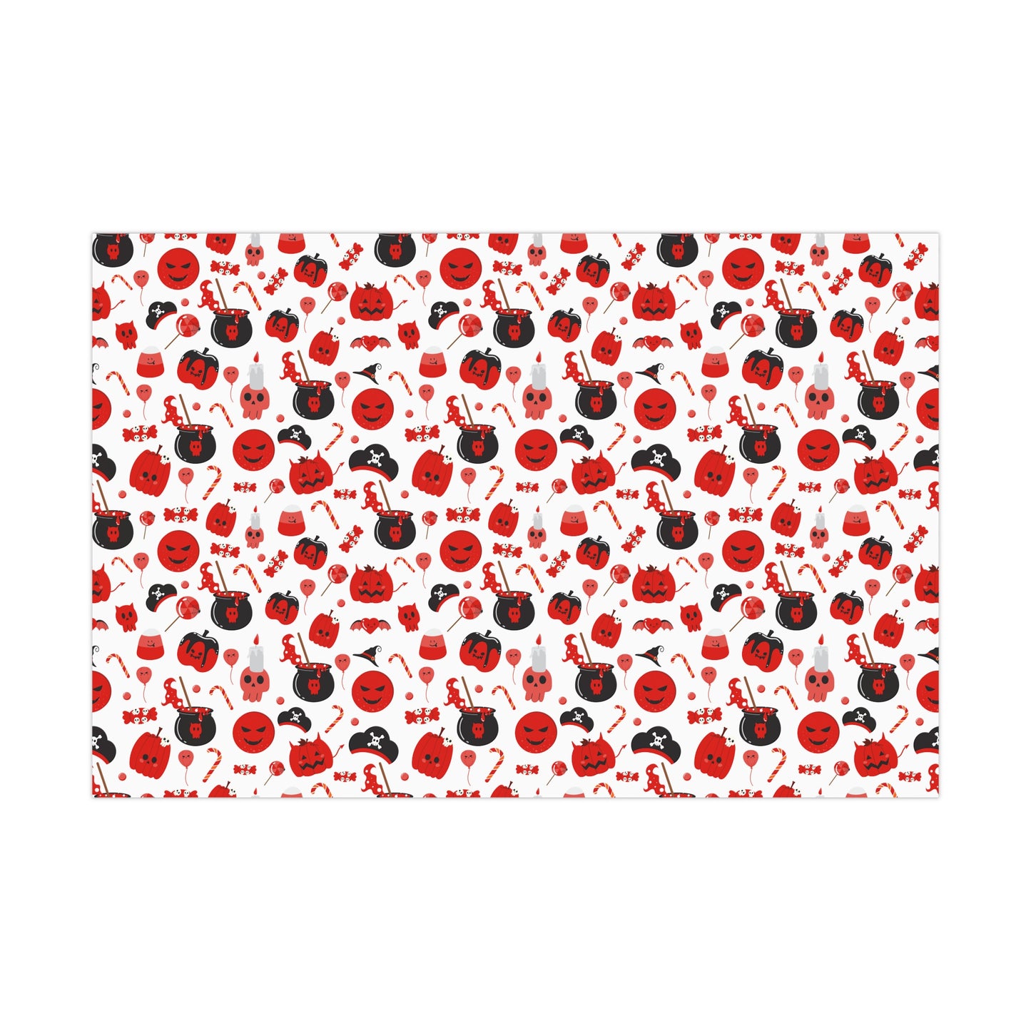 Red Halloween - Gift Wrap Papers