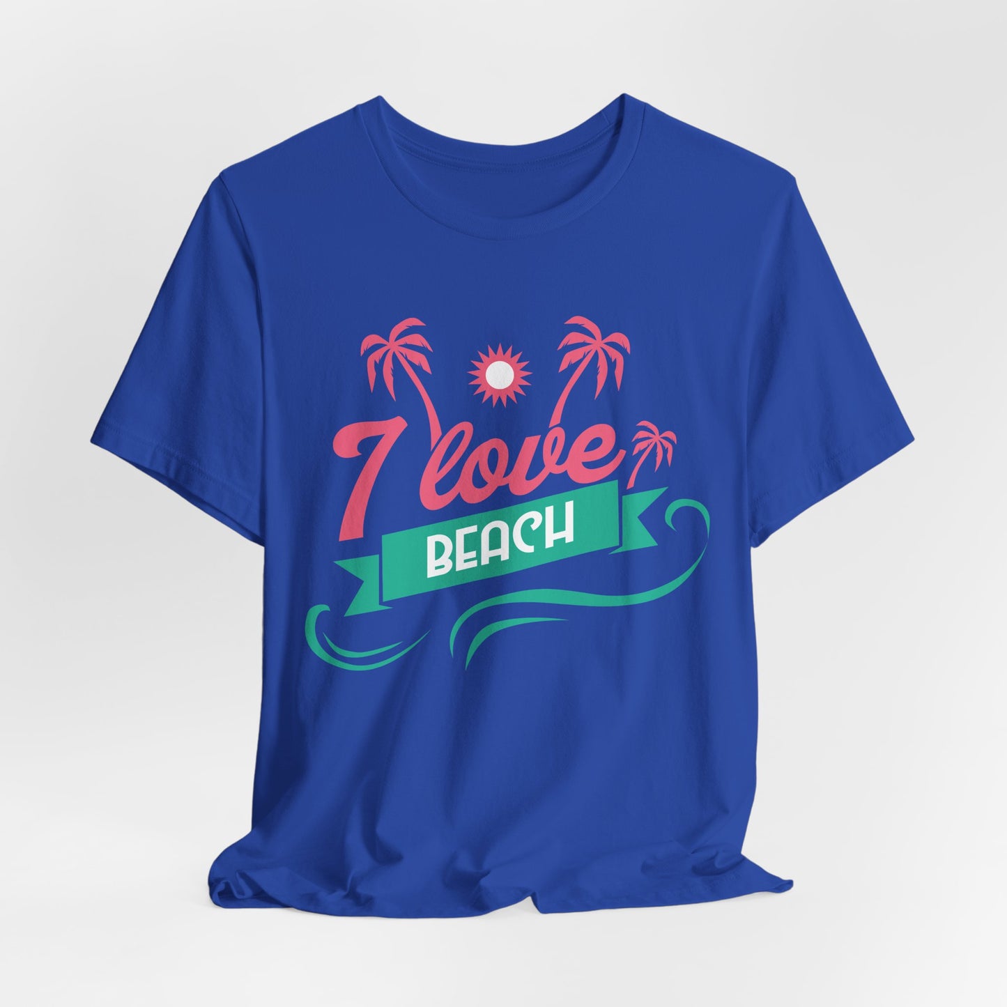 I Love Beach - Unisex Jersey Short Sleeve Tee - 13173