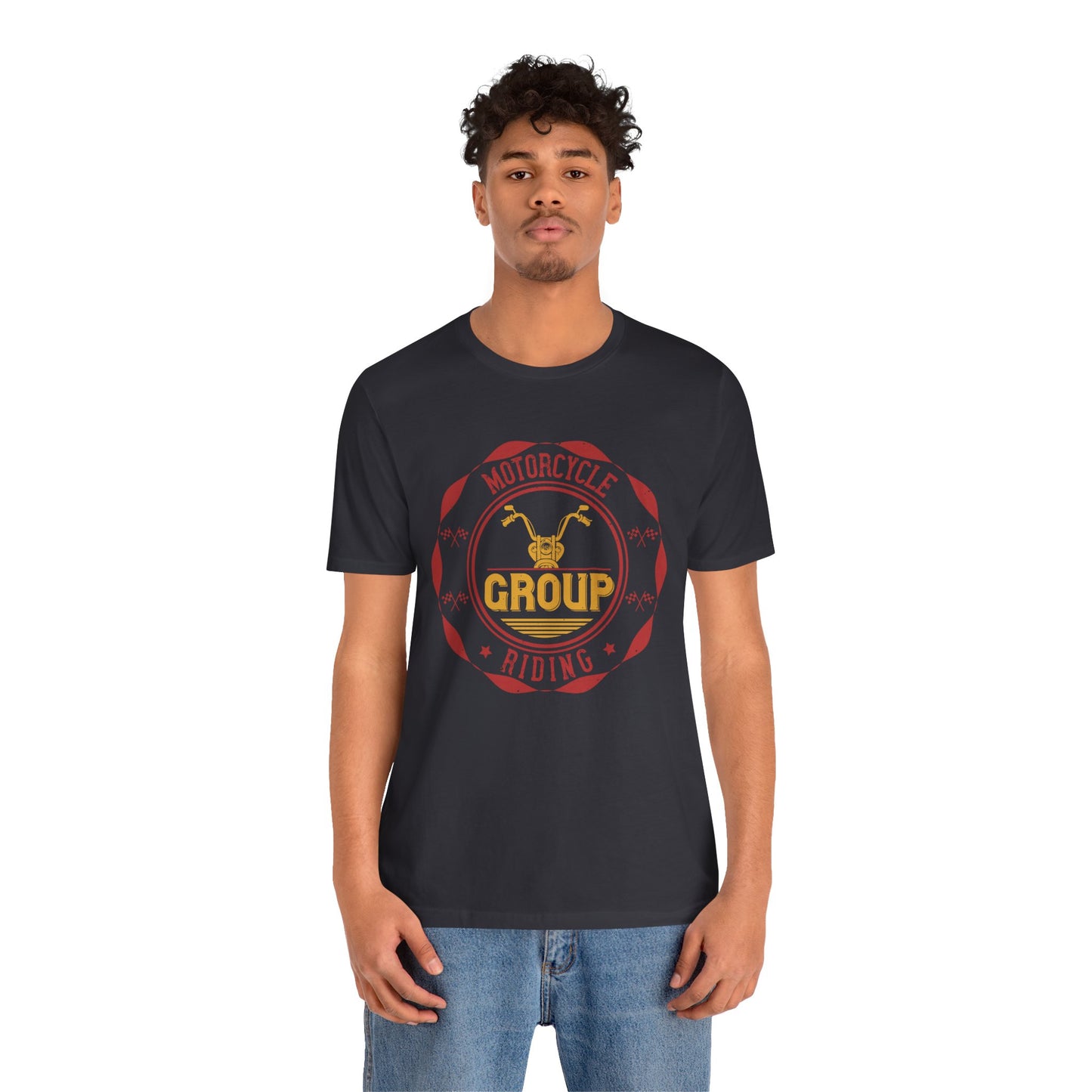 Motorcycle Group Riding - Unisex Jersey Short Sleeve Tee - 13893