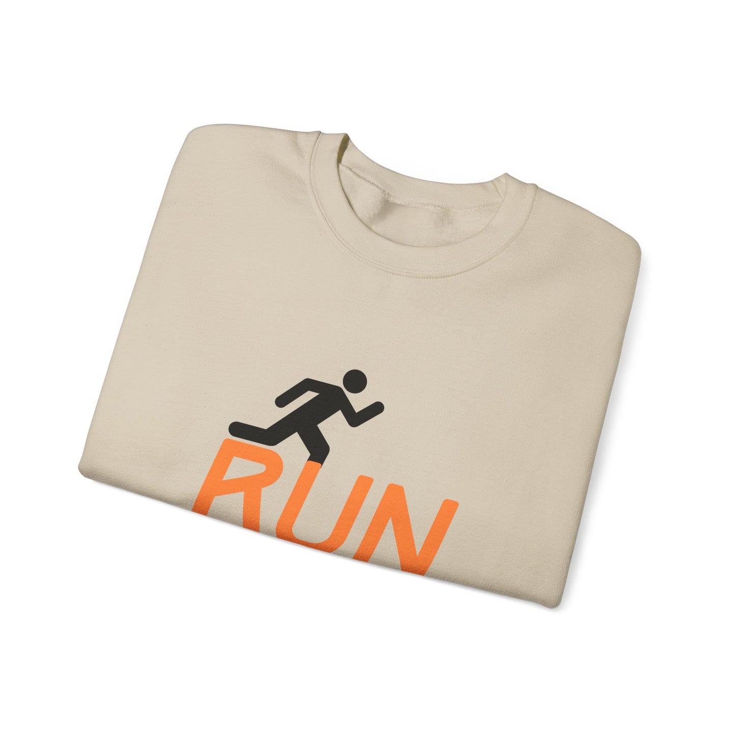 Run Fast & Joy - Unisex Heavy Blend™ Crewneck Sweatshirt