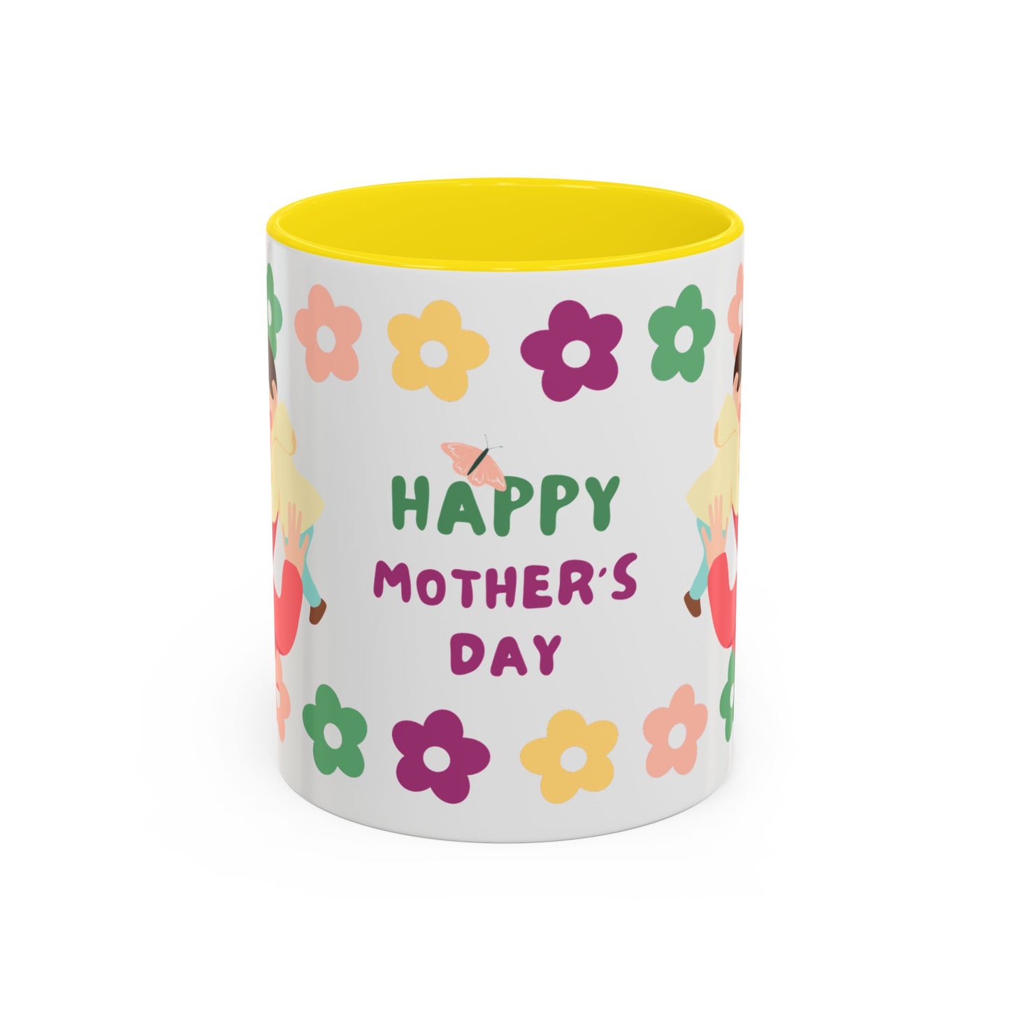Happy Mother's Day Floral Accent Coffee Mug - 11/15oz - 12491