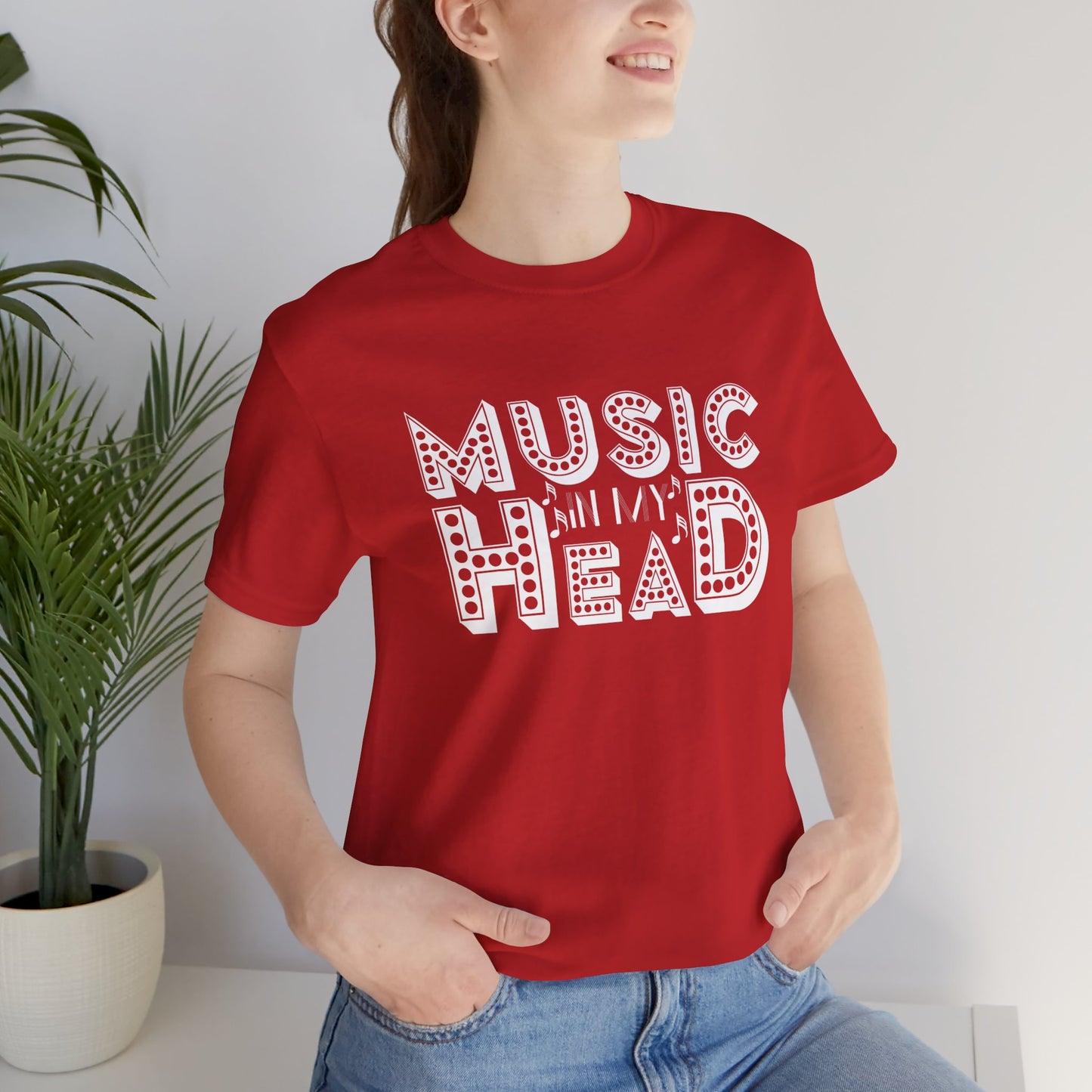 Music In My Head - Unisex Jersey Short Sleeve Tee