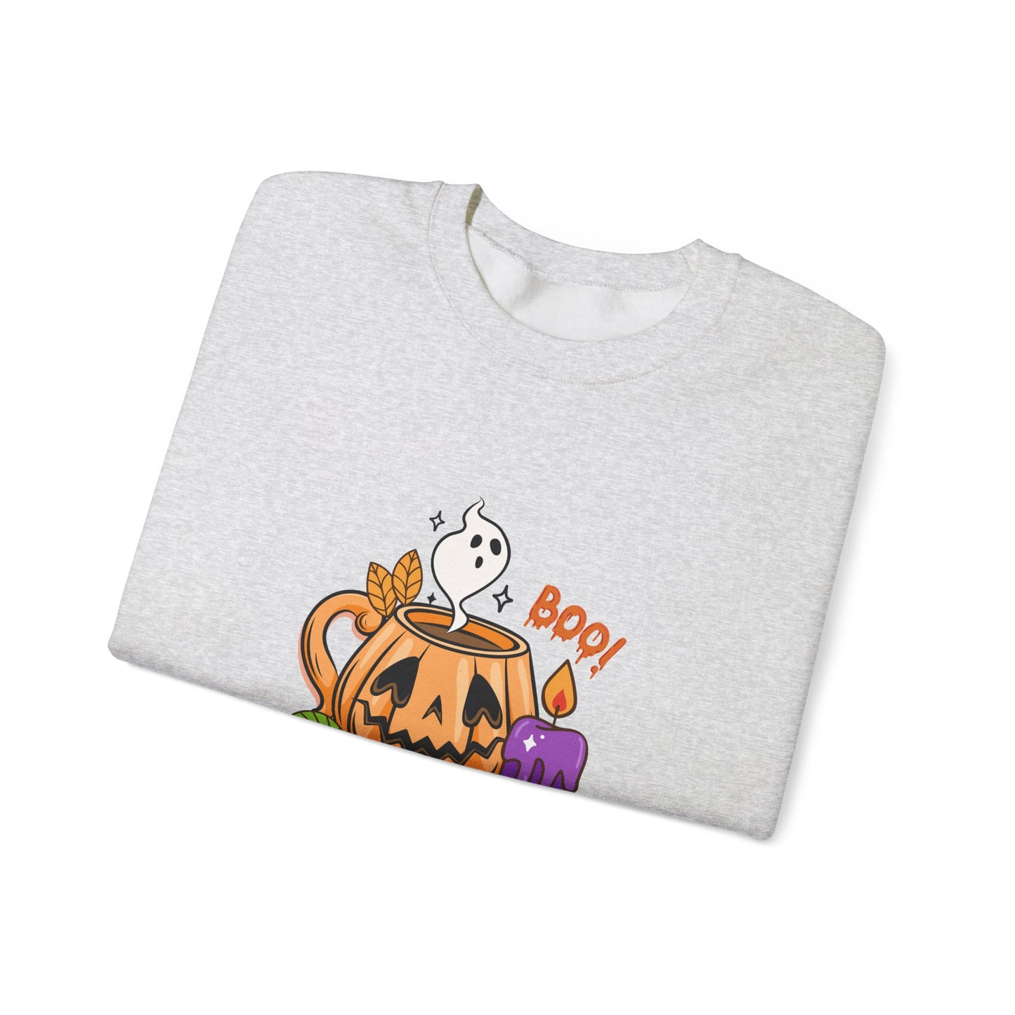 Boo Halloween - Unisex Heavy Blend™ Crewneck Sweatshirt