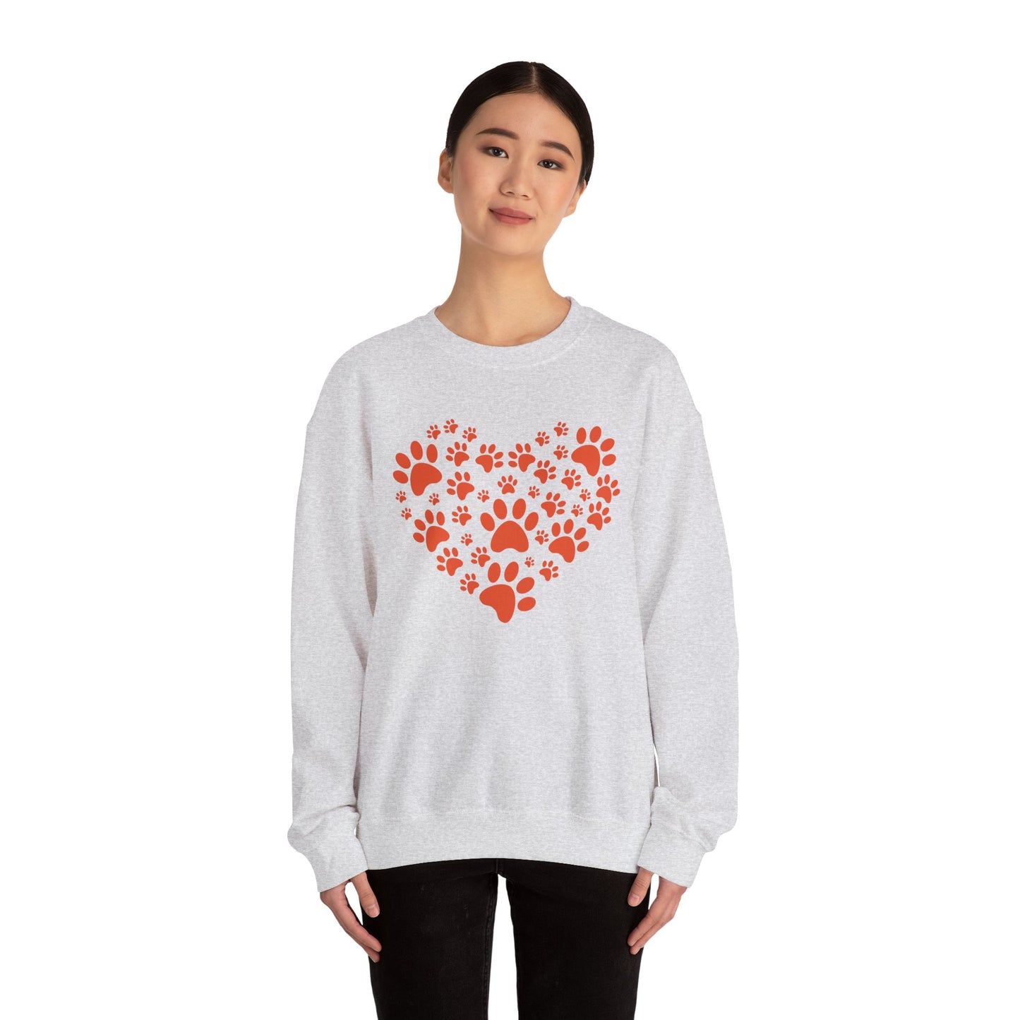 Little Paws, Big Love - Unisex Heavy Blend™ Crewneck Sweatshirt