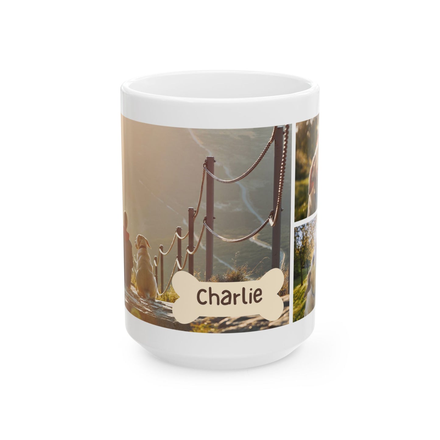 Personalized Pet Lover Mug, Dog Owner Gift, Custom Photo Cup, Cute Ceramic Drinkware, Unique Pet Memory - 14161