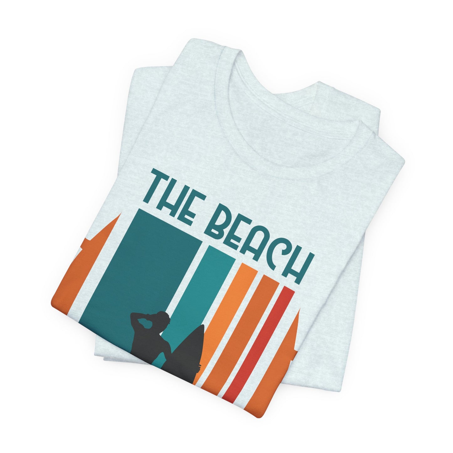 The Beach Is My Happy Place - Unisex Jersey Short Sleeve Tee - 13131