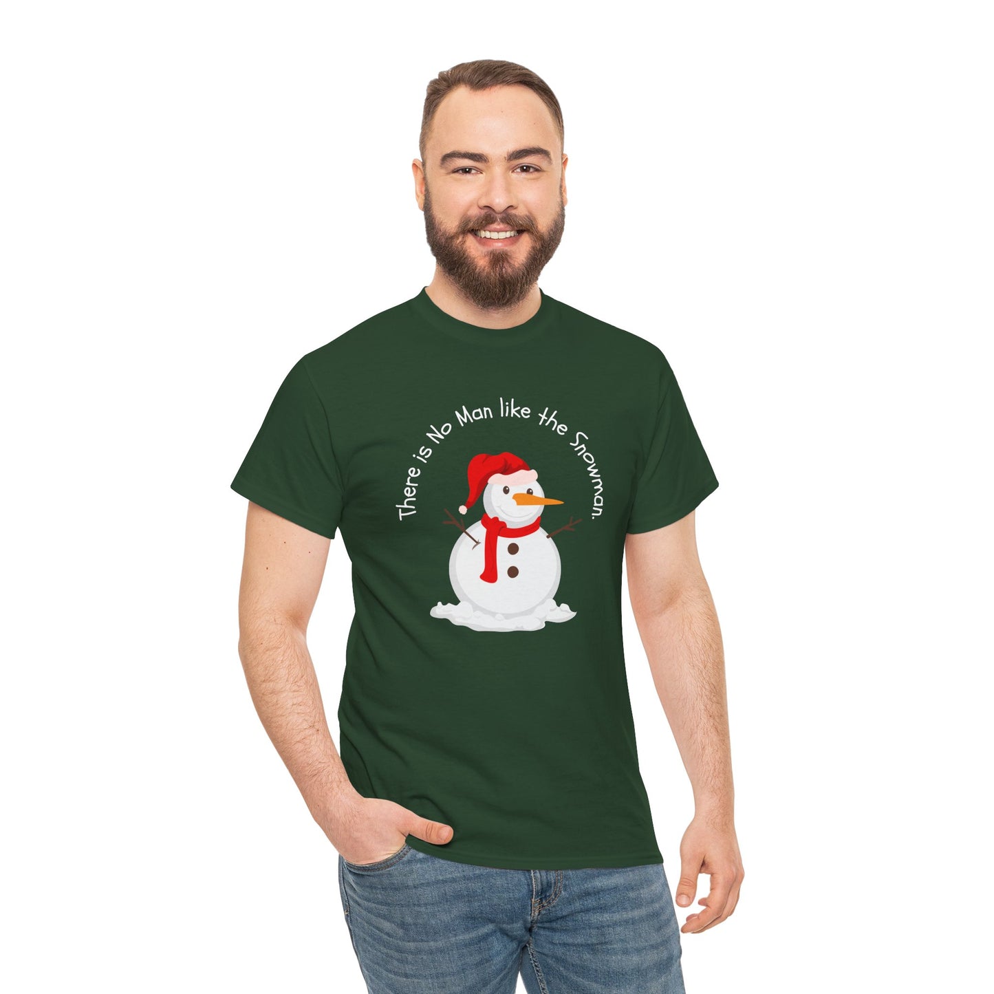 There is No Man Like the Snowman - Unisex Heavy Cotton Tee