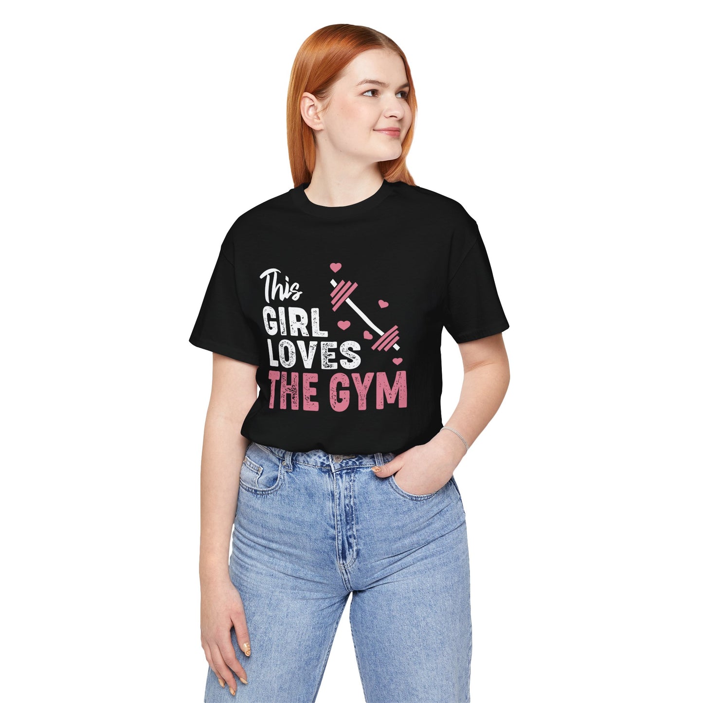 This Girl Loves The Gym - Unisex Jersey Short Sleeve Tee