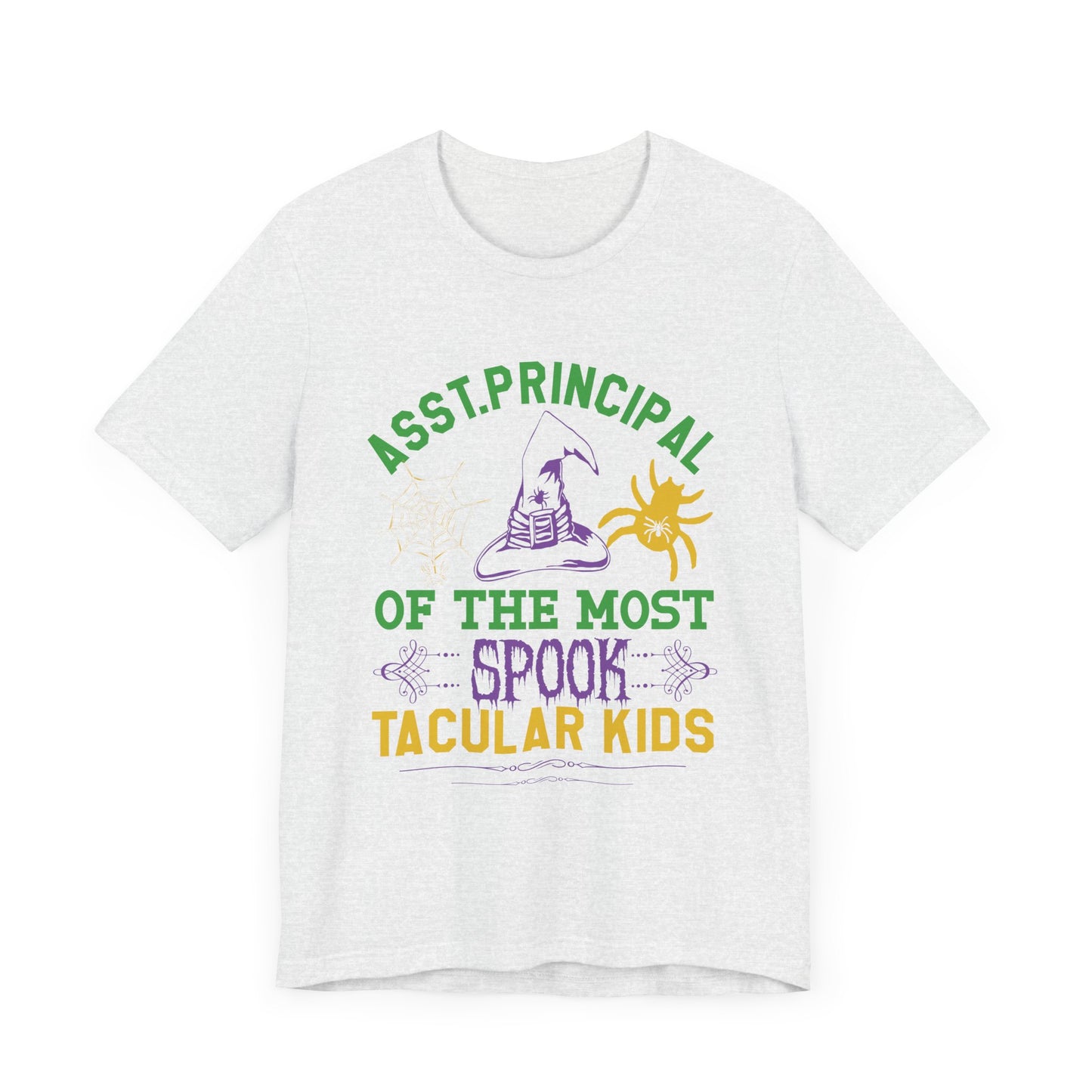 Asst. Principal of the Most Spook-Tacular Kids - Unisex Jersey Short Sleeve Tee - 12384