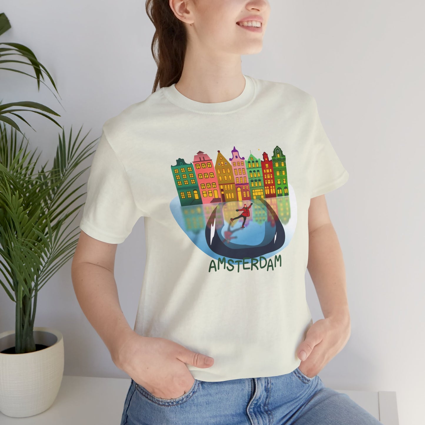 Amsterdam  Unisex Jersey Short Sleeve Tee - 12051