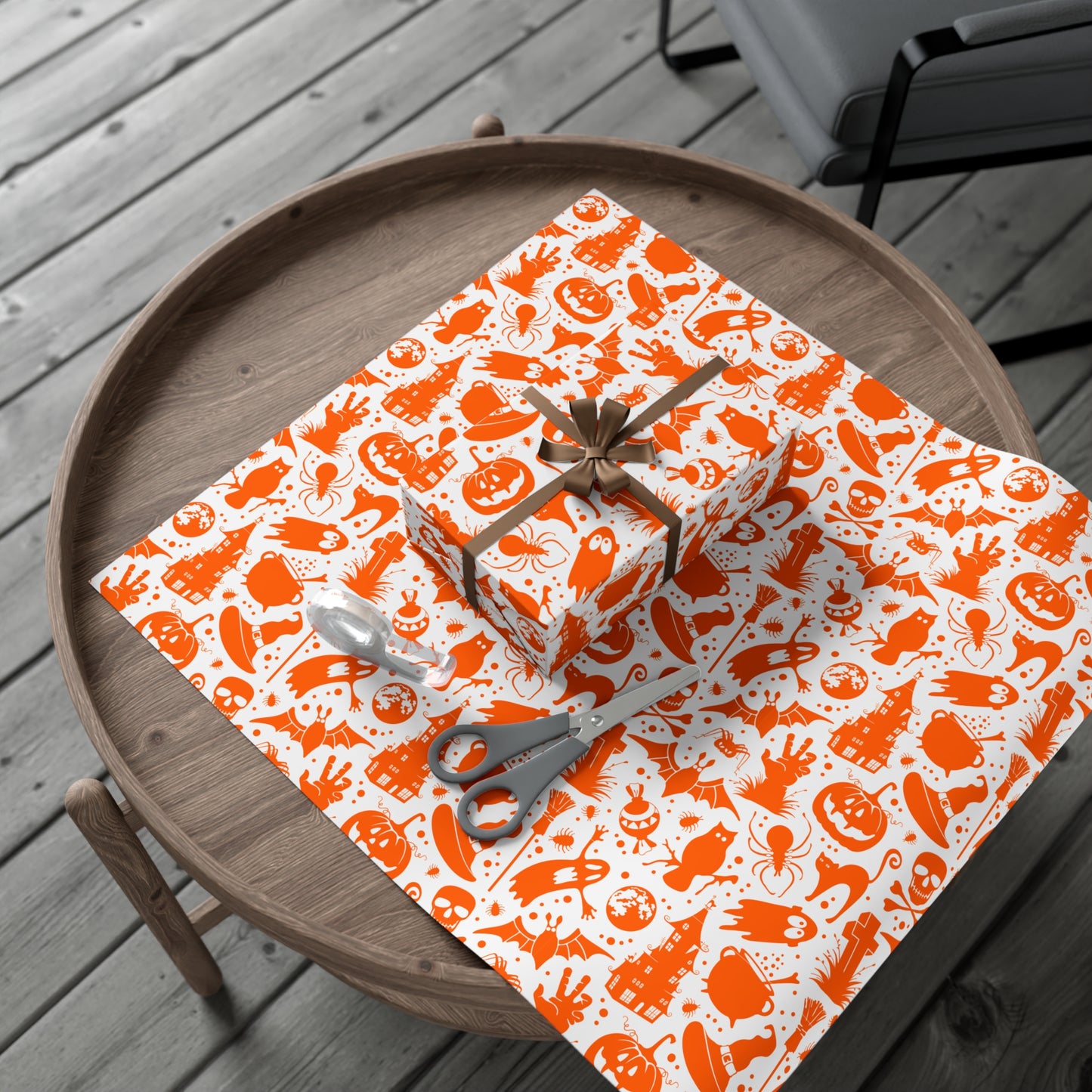 Orange Halloween - Gift Wrap Papers