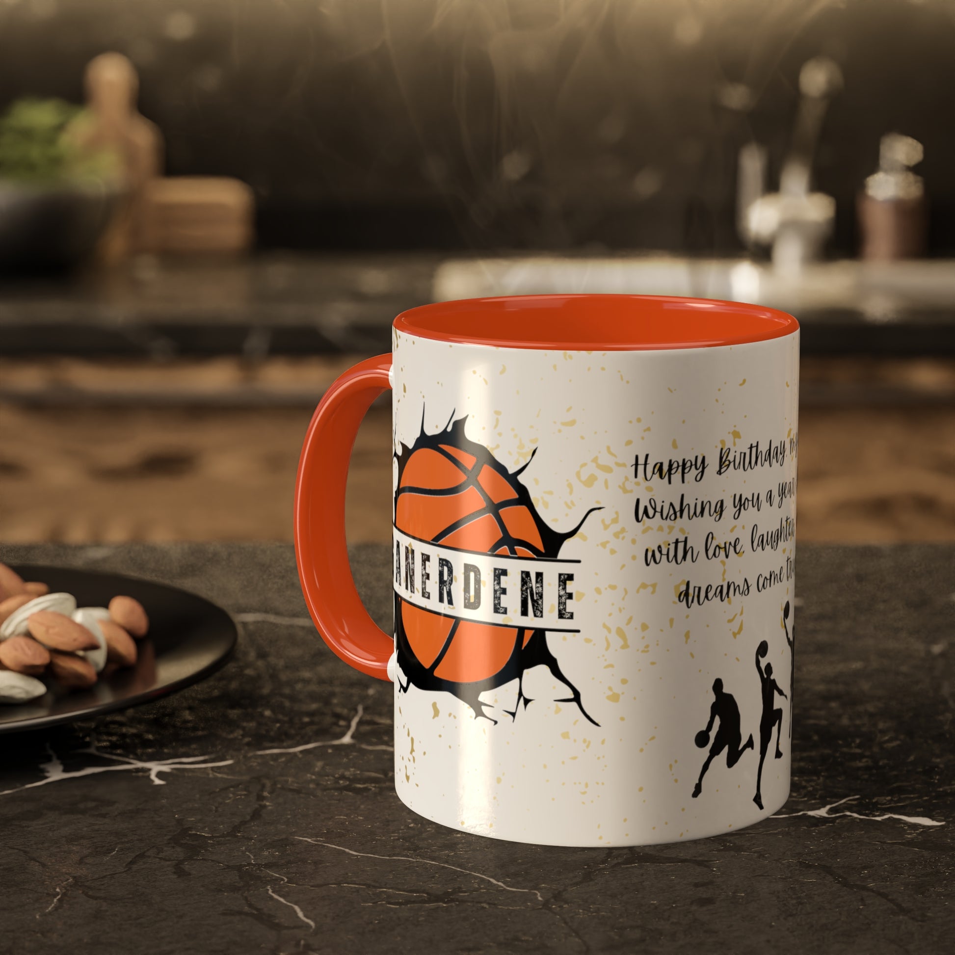 Happy Birthday, Basketball Lover - Colorful Mugs, 11oz