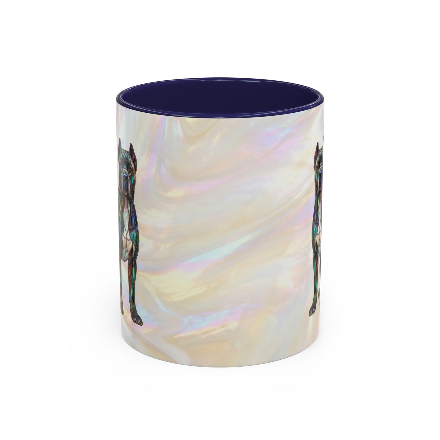 Cane Corso Accent Mug — Stained Glass Design (11/15 oz) - 14623