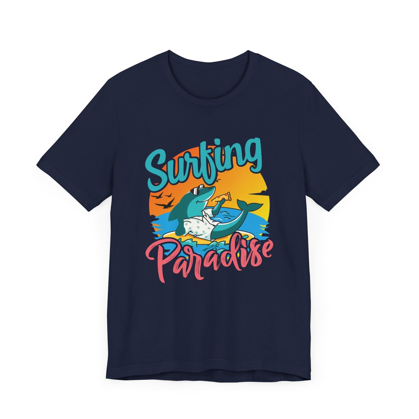 Surfing Paradise - Unisex Jersey Short Sleeve Tee - 13092