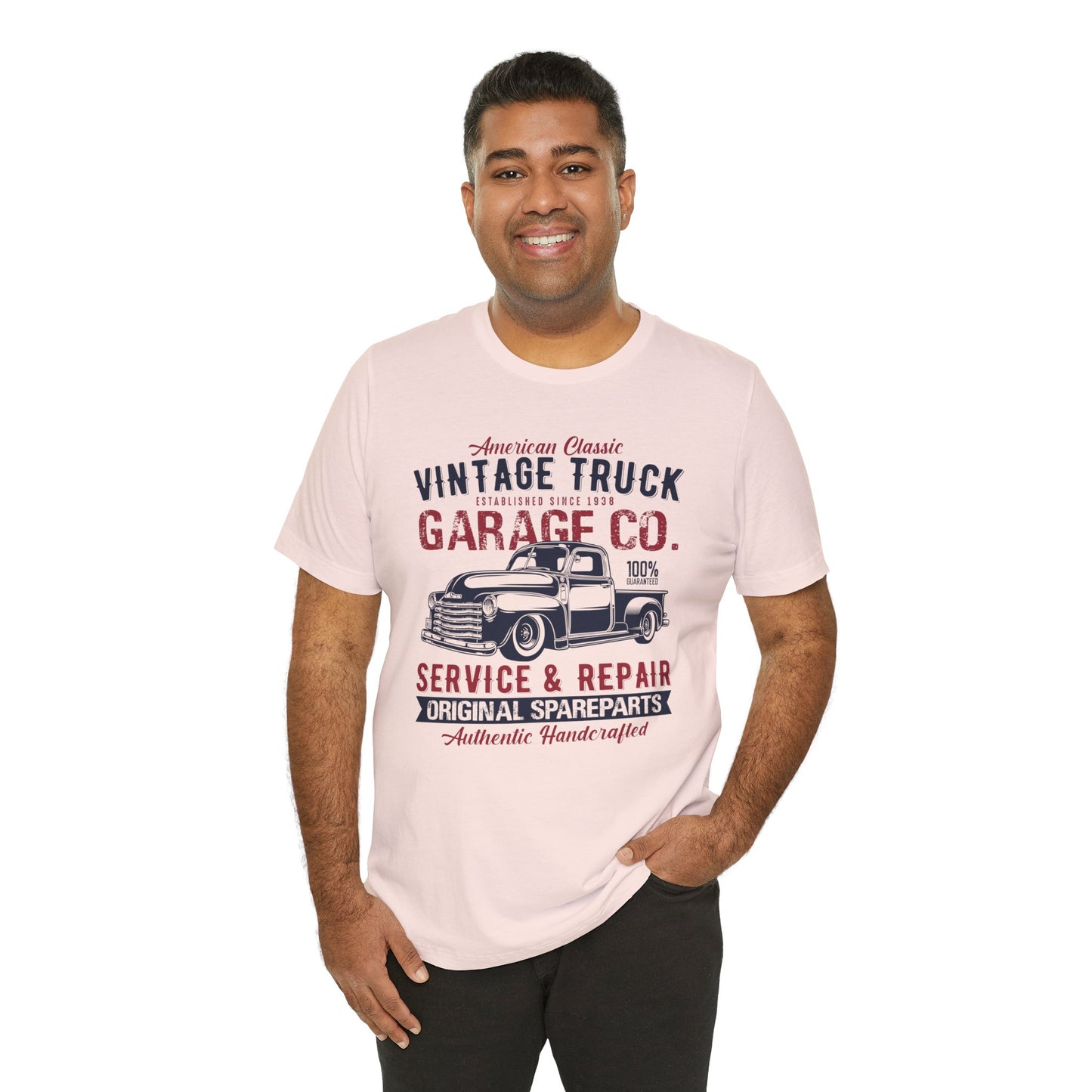 American Classic Vintage Truck - Unisex Jersey Short Sleeve Tee - 12611