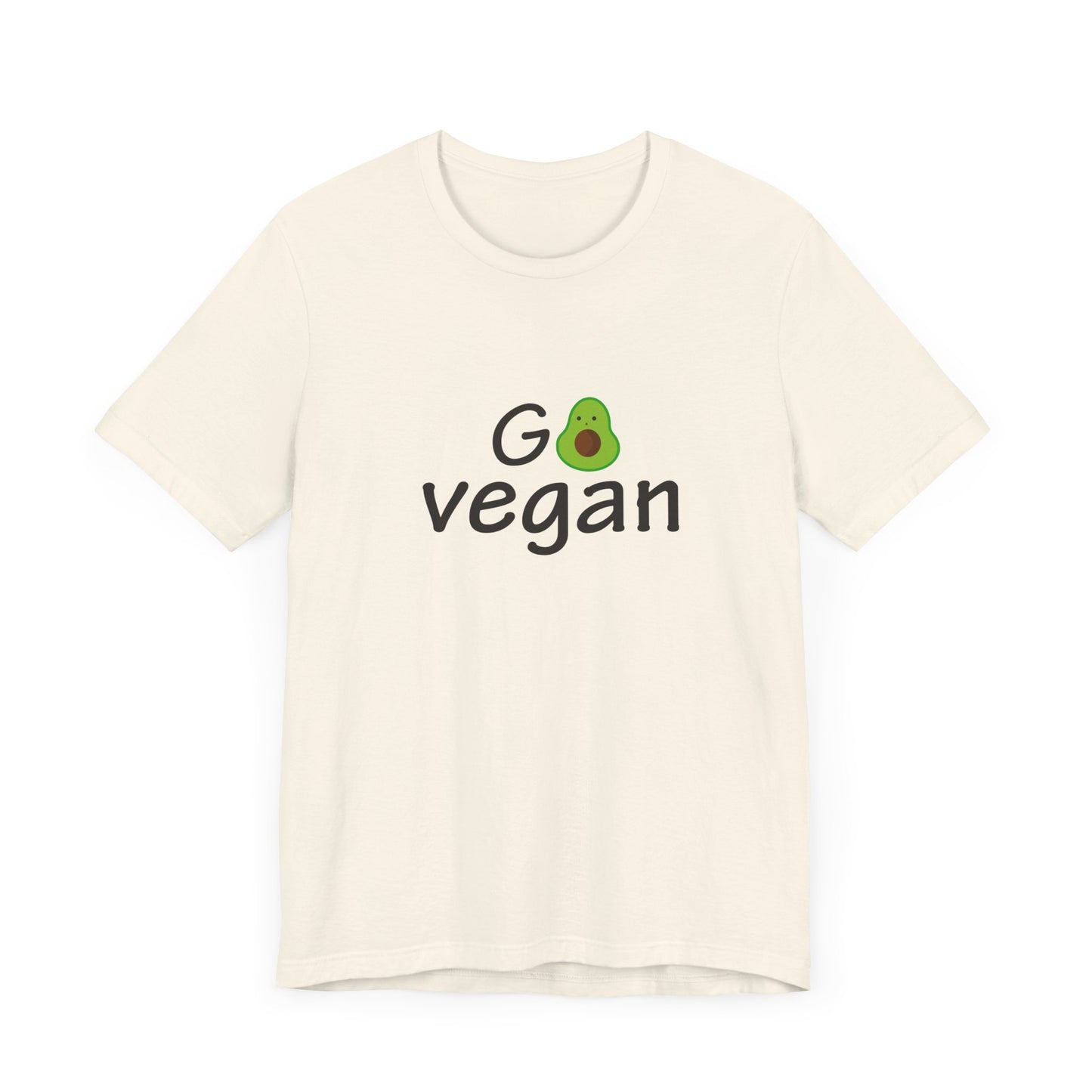 Go Vegan - Unisex Jersey Short Sleeve Tee