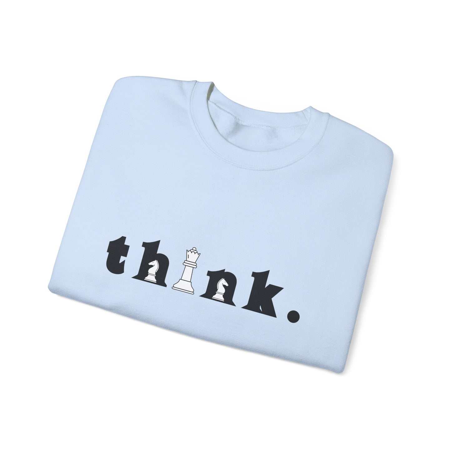 THINK - Unisex Heavy Blend™ Crewneck Sweatshirt