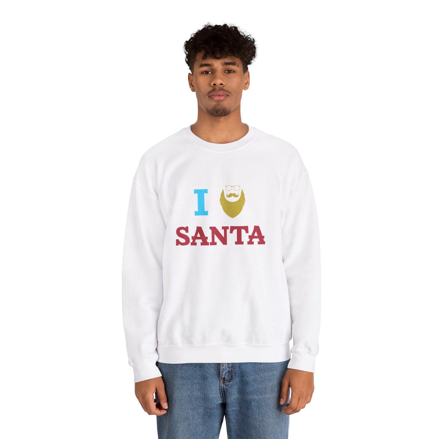 I love Santa - Unisex Heavy Blend™ Crewneck Sweatshirt