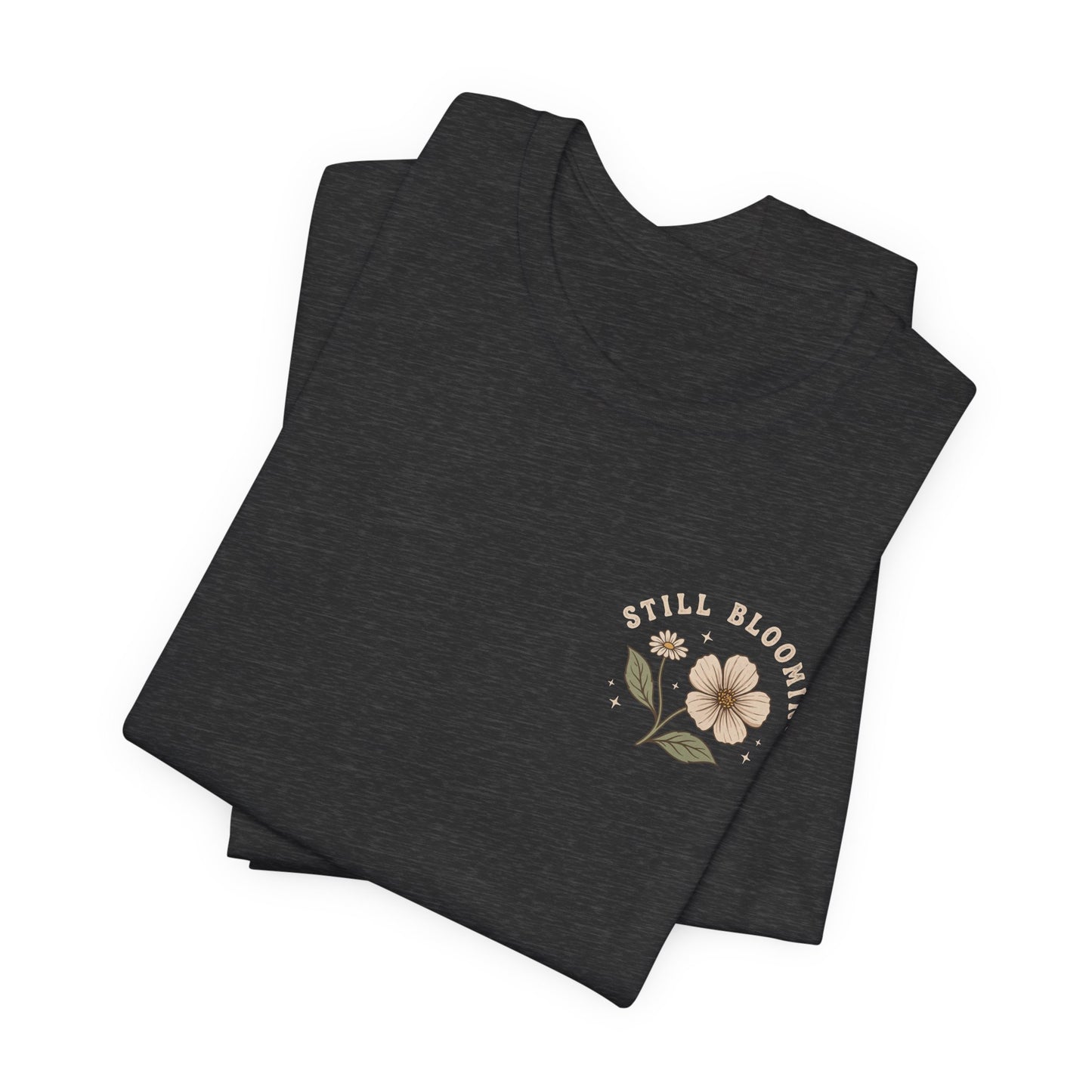 Still Blooming Floral T-Shirt, Retro Botanical Graphic Tee - 14956