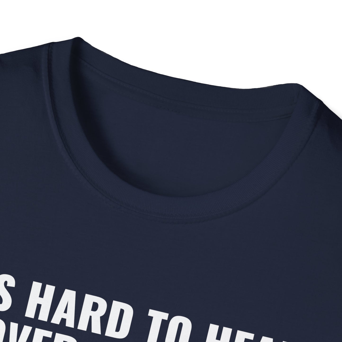 "It's Hard to Hear Over All This - Freedom" Unisex T-Shirt, Casual Graphic Tee, Gift for Veterans, Patriotic Apparel, Everyday Wear, Fourth of July - 13657