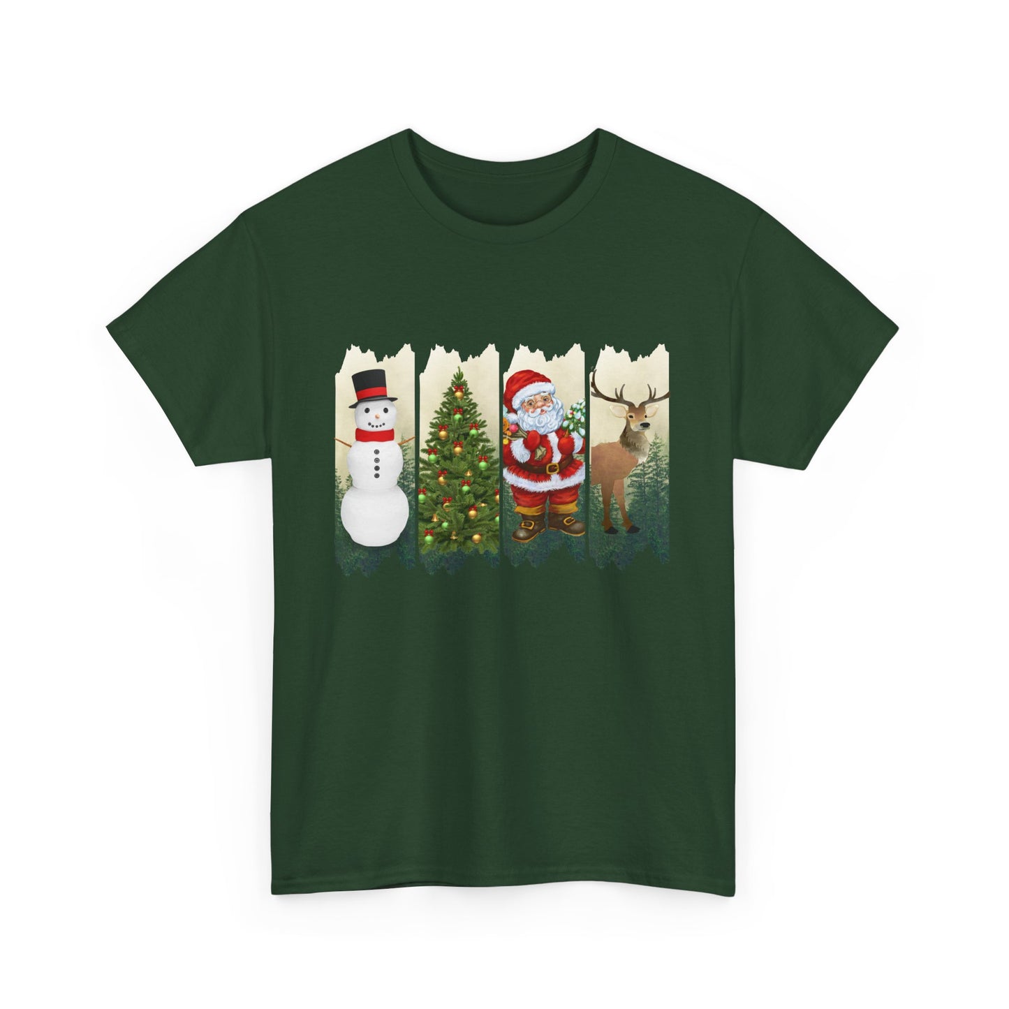 Merry Christmas - Unisex Heavy Cotton Tee - 10084