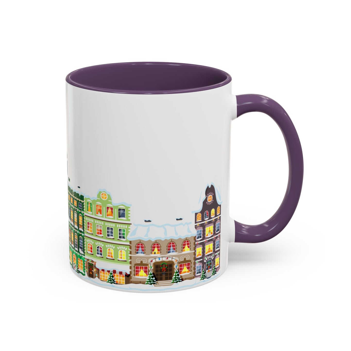 Christmas Houses - Accent Coffee Mug (11, 15oz) - 10438