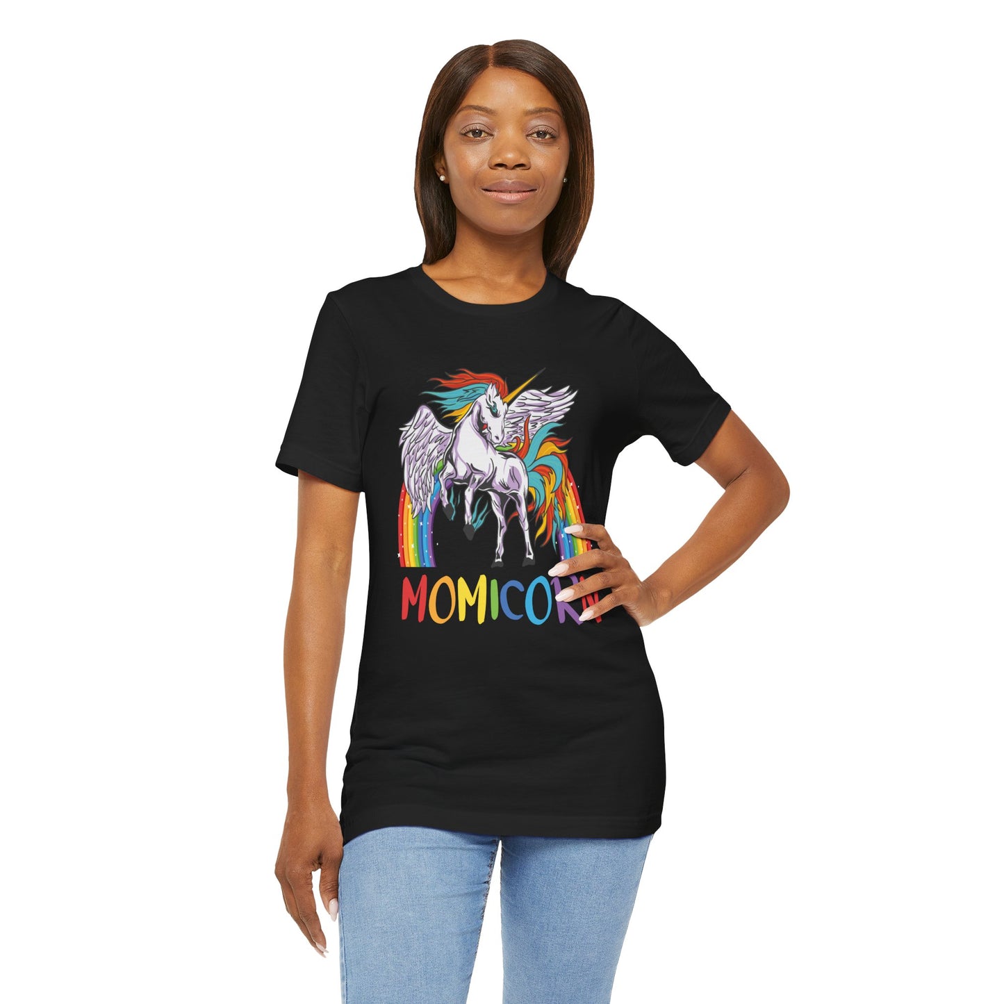 Momicorn - Unisex Jersey Short Sleeve Tee - 13065