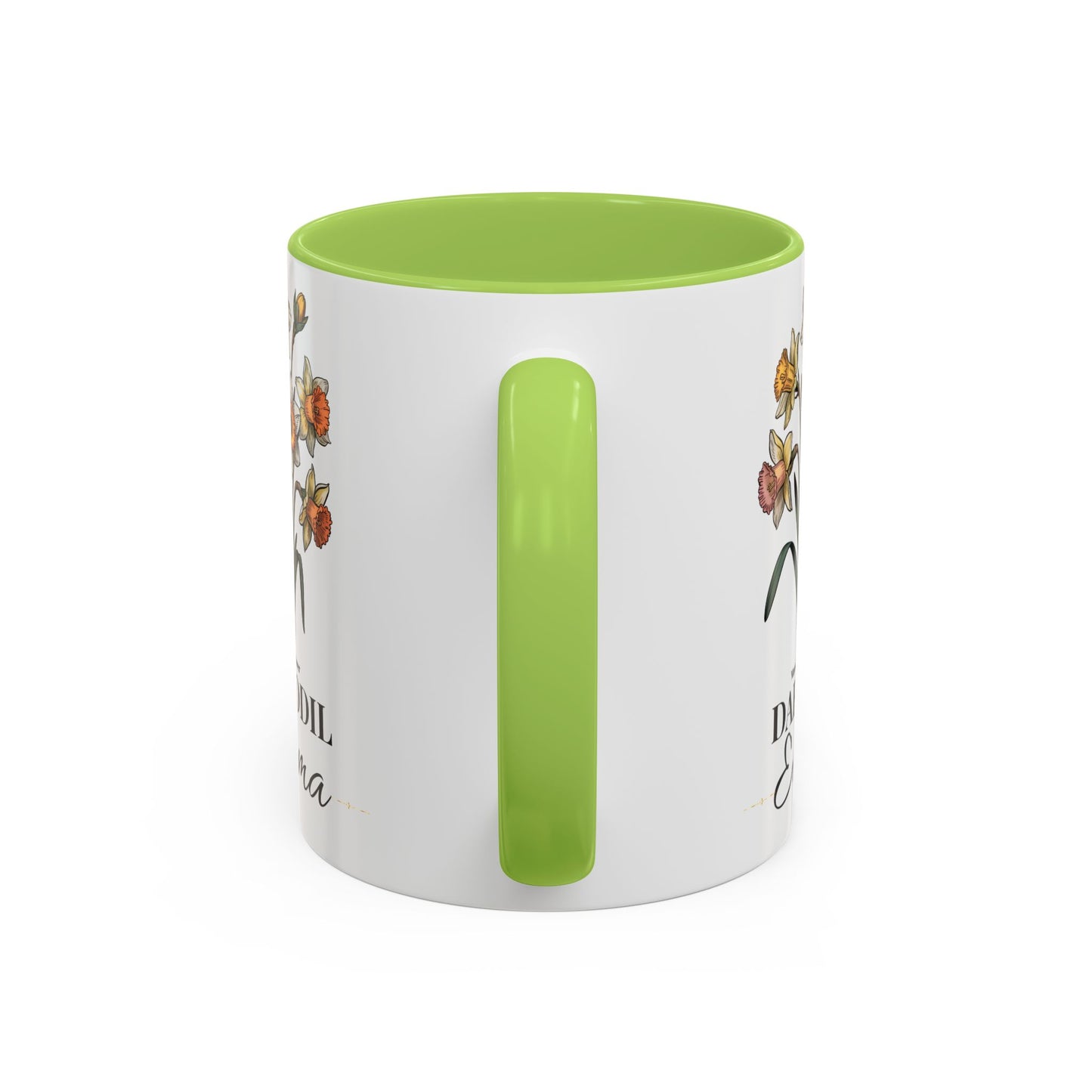 March Birth Flower Mug – Daffodil Custom Name Coffee Cup, Born in March Made to Bloom Birthday Gift (11oz / 15oz) - 14797