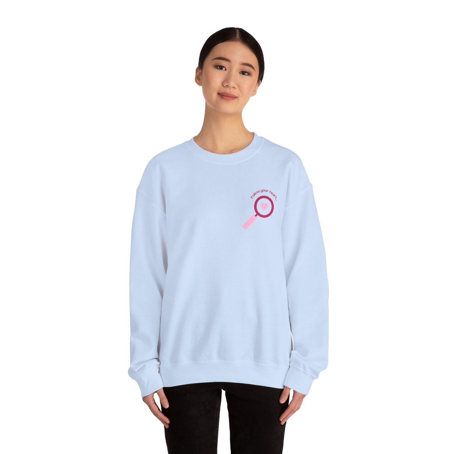 Follow Your Heart - Unisex Heavy Blend™ Crewneck Sweatshirt - 11621