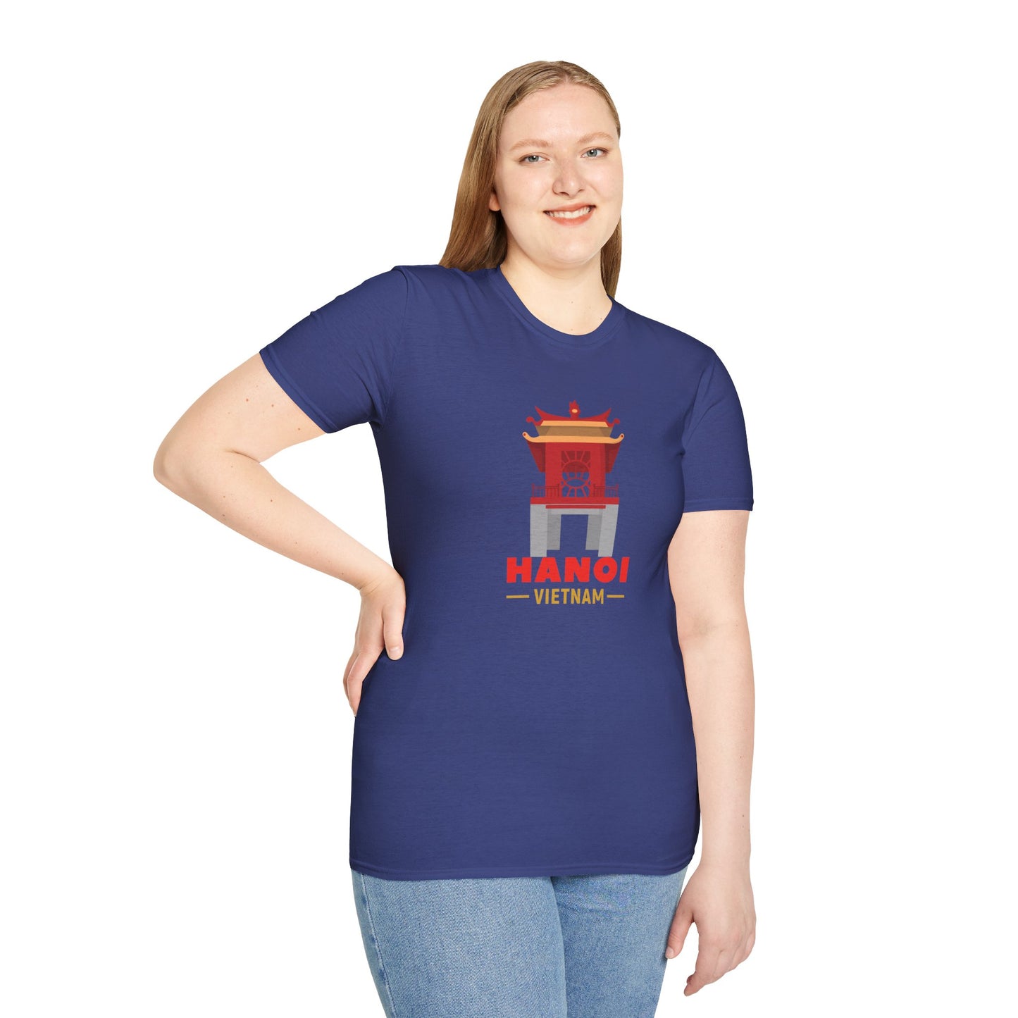 Hanoi Vietnam Graphic Unisex T-Shirt - Travel Souvenir Tee - 12264
