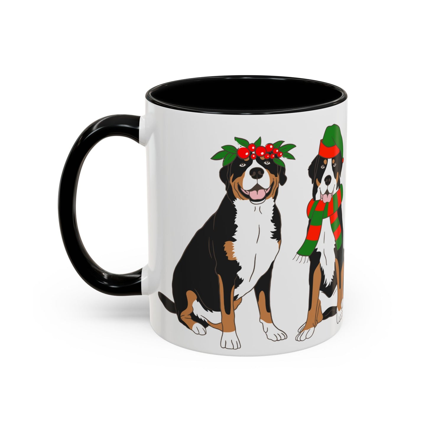 Christmas Dogs - Accent Coffee Mug (11, 15oz) - 10305