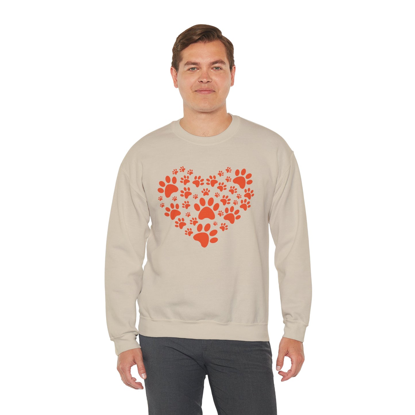 Little Paws, Big Love - Unisex Heavy Blend™ Crewneck Sweatshirt