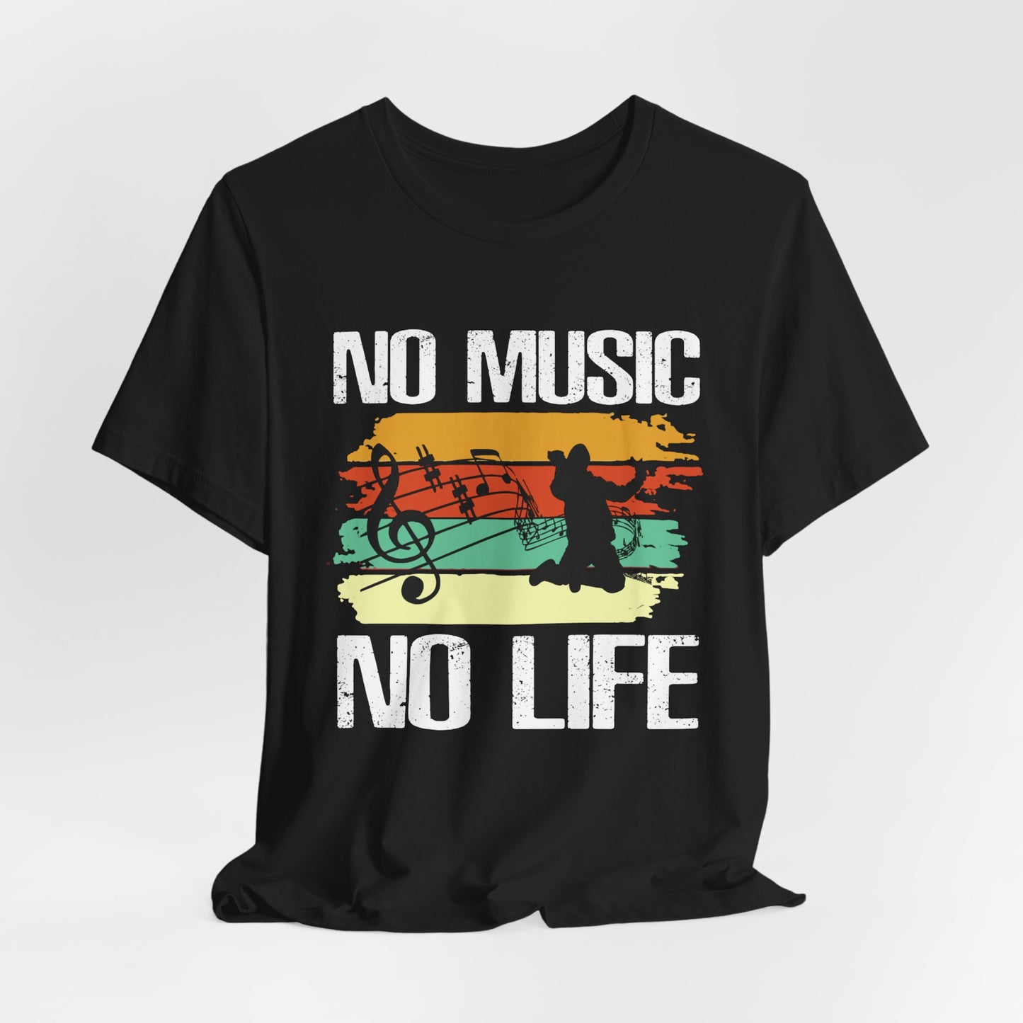 No Music No Life - Unisex Jersey Short Sleeve Tee