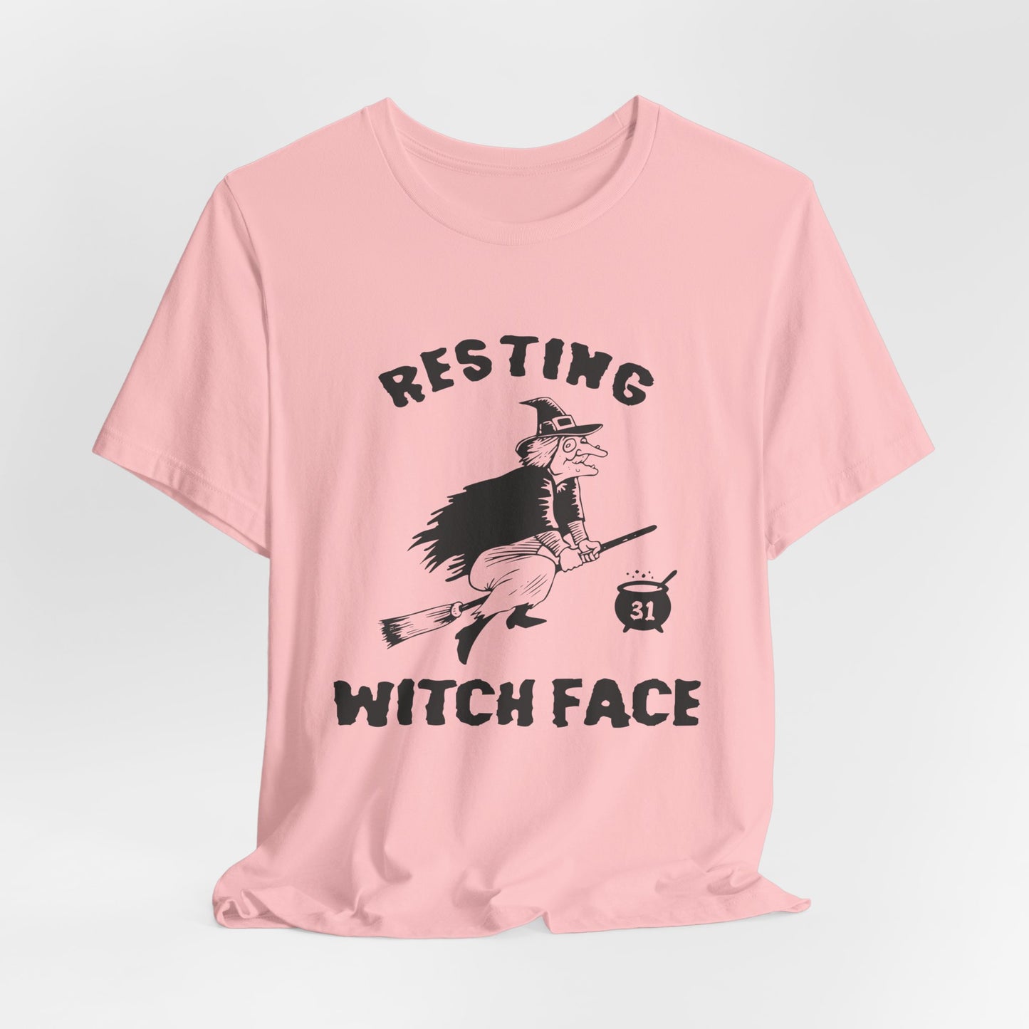 Halloween: Resting Witch Face - Unisex Jersey Short Sleeve Tee - 12665