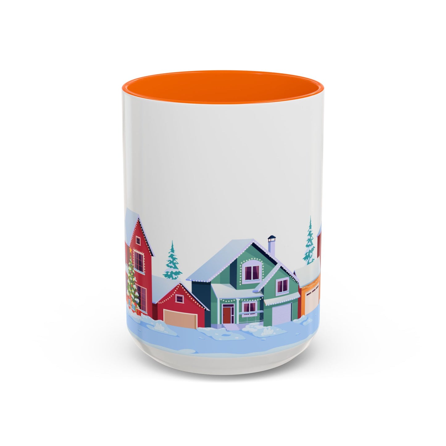 Winter Houses - Accent Coffee Mug (11, 15oz) - 10441