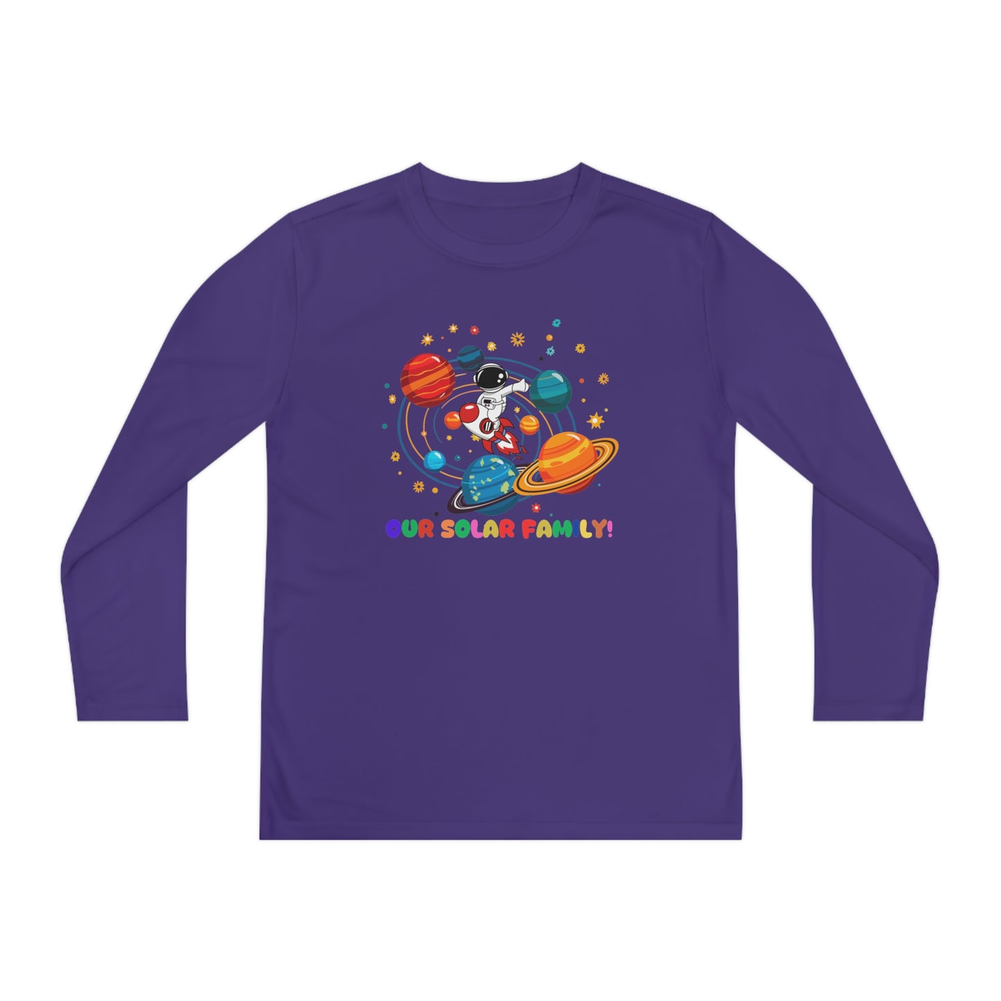 Our Solar Family!  - Youth Long Sleeve Competitor Tee