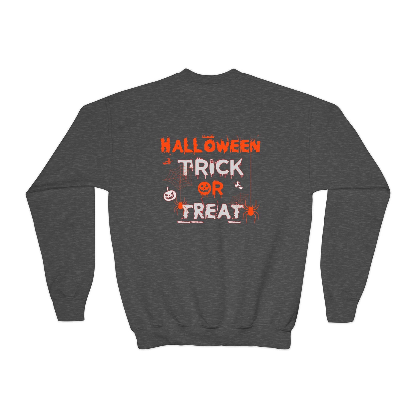 Halloween Trick Or Treat - Youth Crewneck Sweatshirt