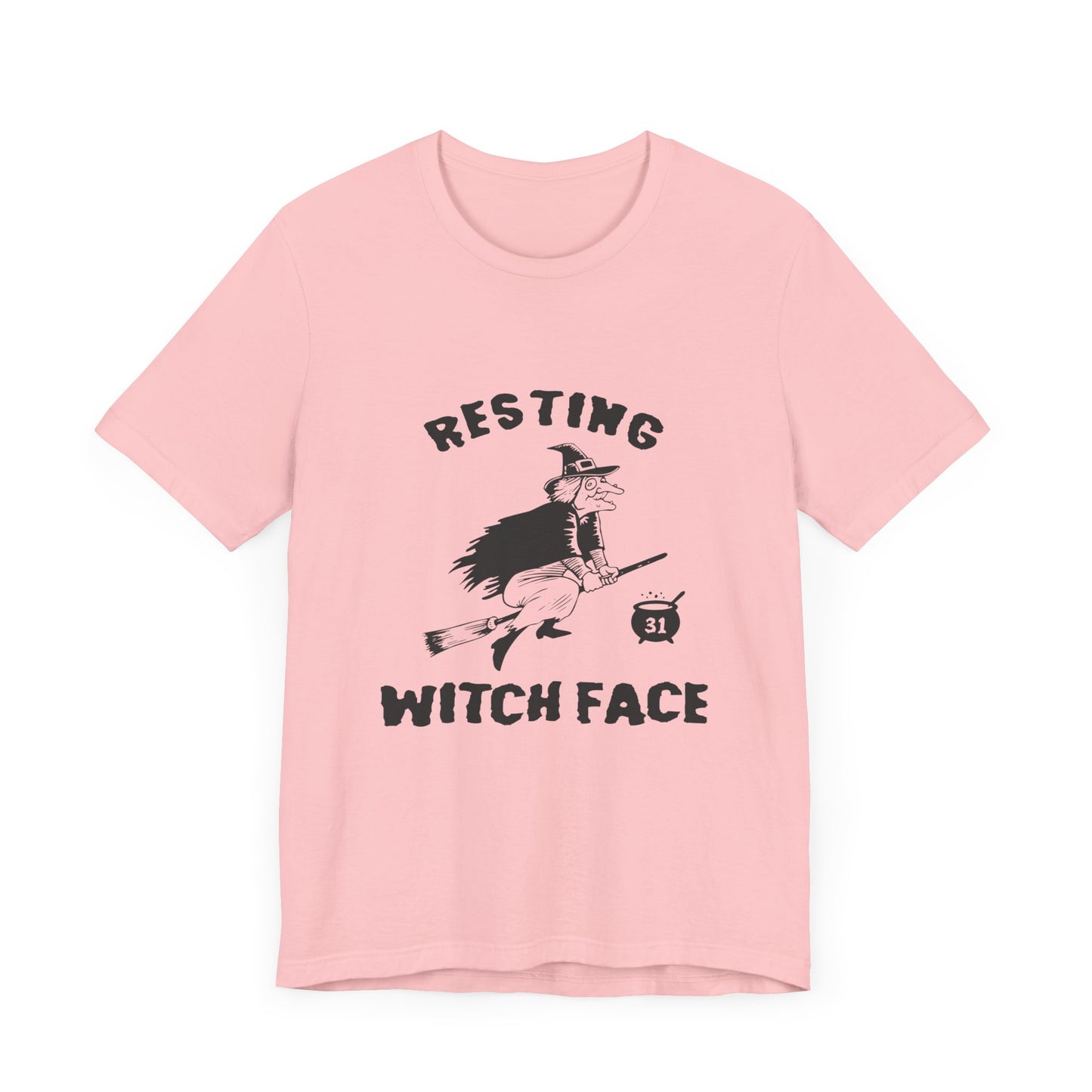 Halloween: Resting Witch Face - Unisex Jersey Short Sleeve Tee