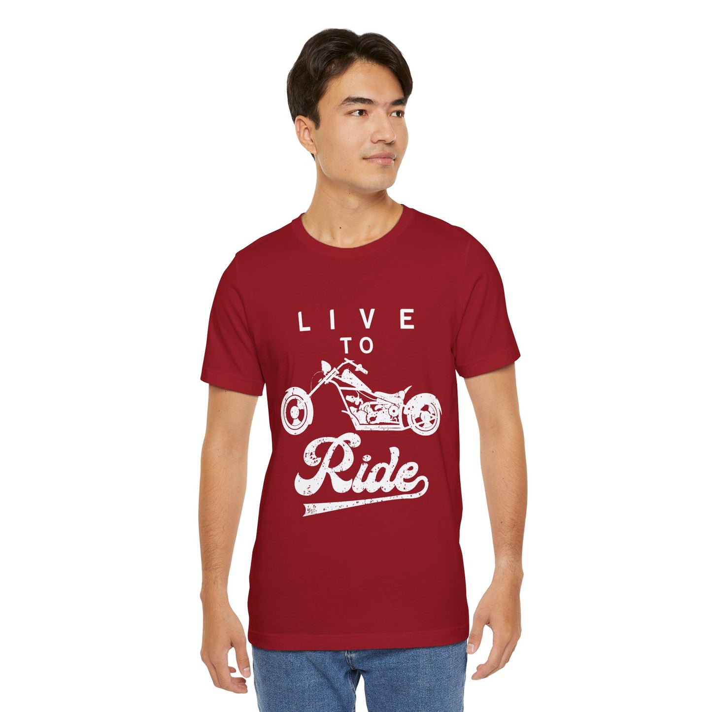 Live To Ride - Unisex Jersey Short Sleeve Tee - 13210