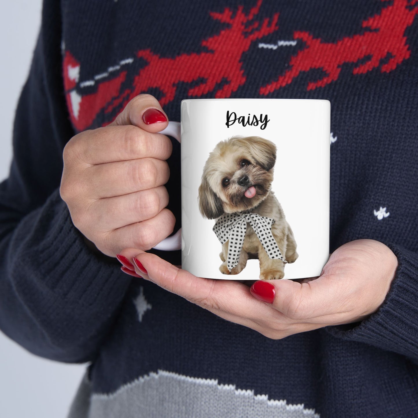 Personalised Dog Ceramic Mug - Perfect for Dog Lovers, Gift for Pet Owners - 14179