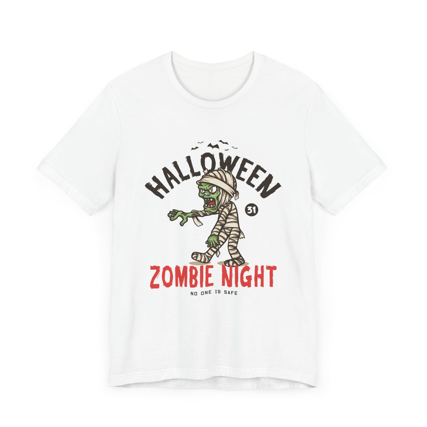 Halloween, Zombie Night - Unisex Jersey Short Sleeve Tee