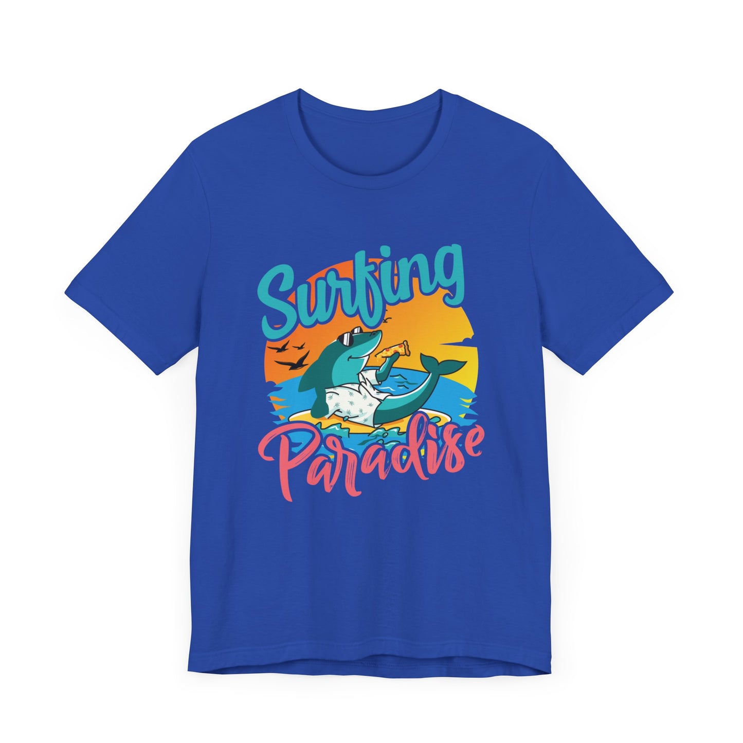 Surfing Paradise - Unisex Jersey Short Sleeve Tee - 13092
