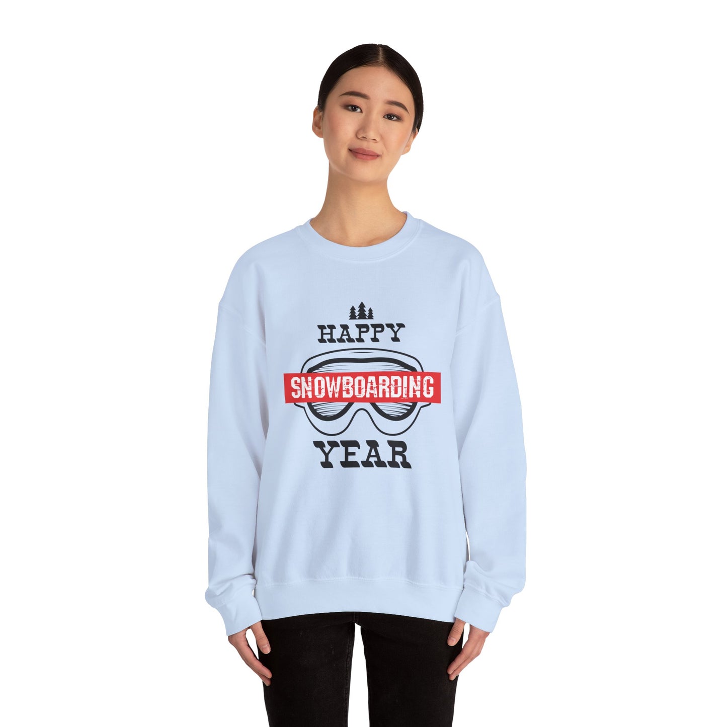 Happy Snowboarding Year - Unisex Heavy Blend™ Crewneck Sweatshirt