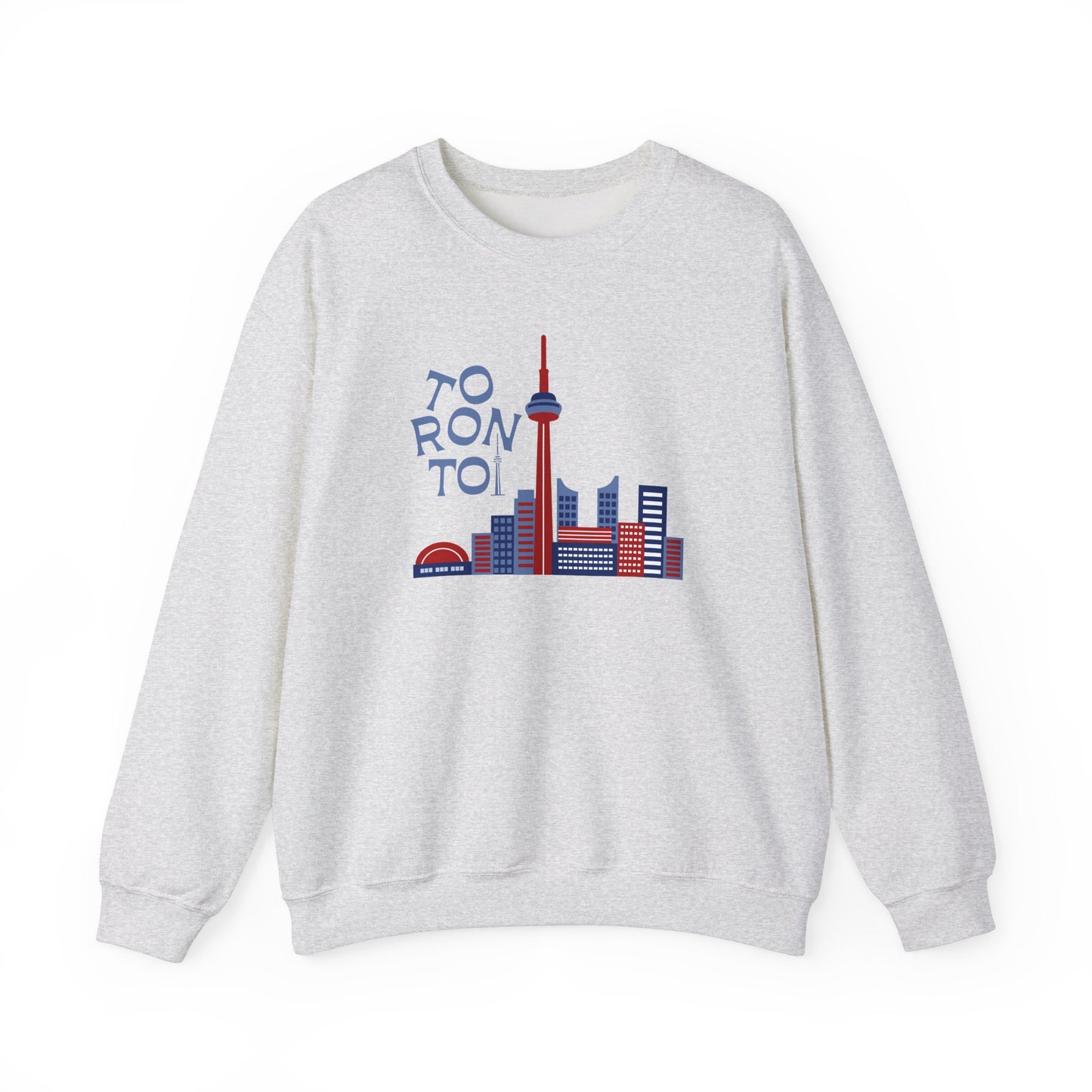 Toronto Skyline Unisex Crewneck Sweatshirt - Cozy Graphic Pullover - 12125