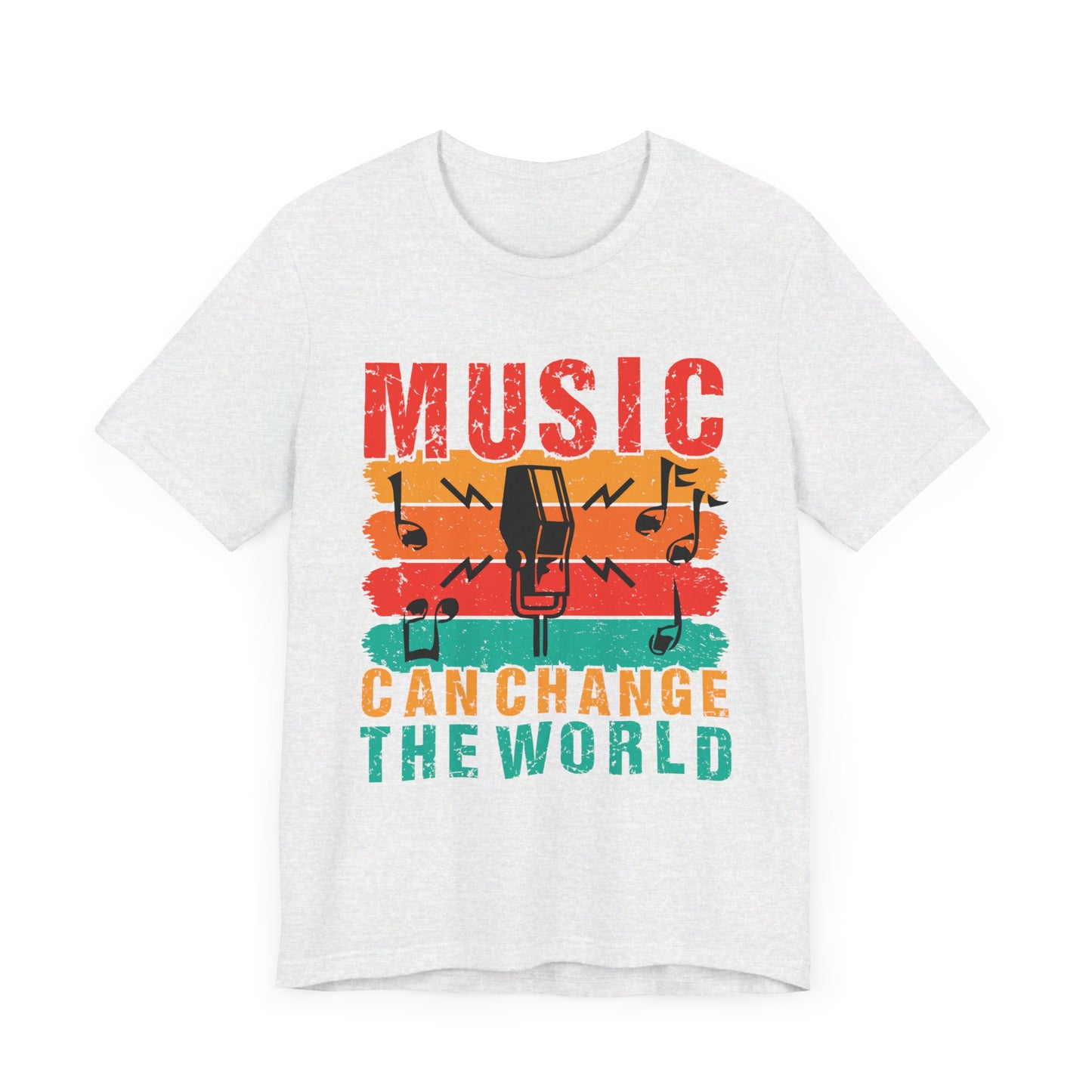 Music Can Change The World - Unisex Jersey Short Sleeve Tee