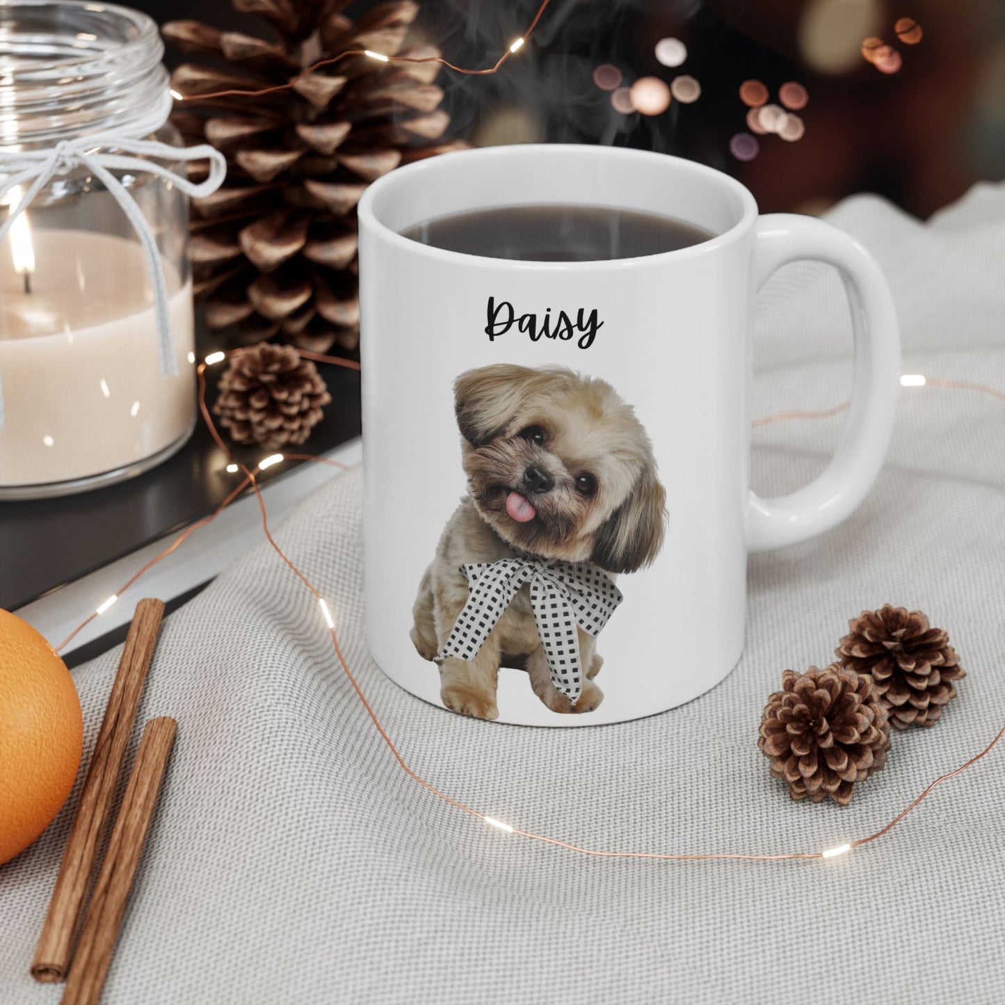 Personalised Dog Ceramic Mug - Perfect for Dog Lovers, Gift for Pet Owners - 14179