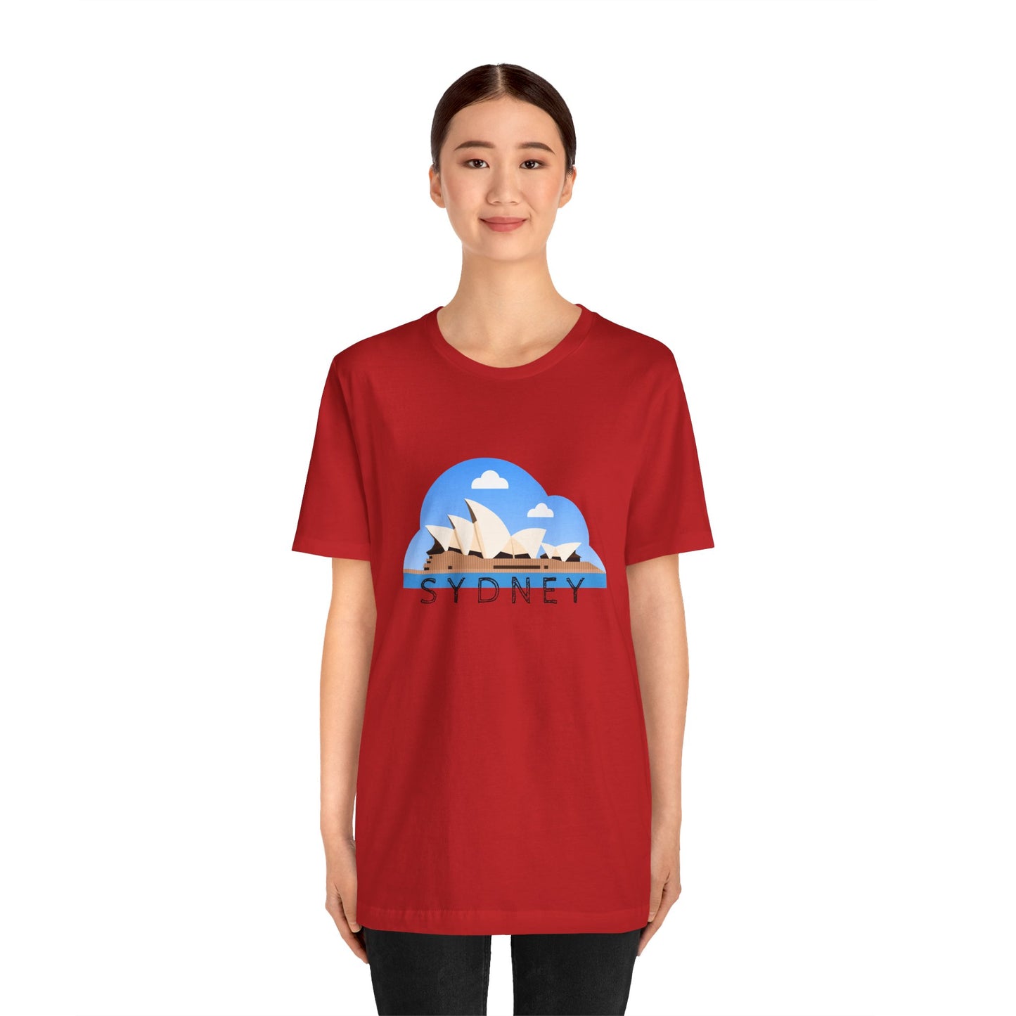 Sydney Graphic Unisex Jersey Tee - Coastal Vibes T-Shirt - 12044