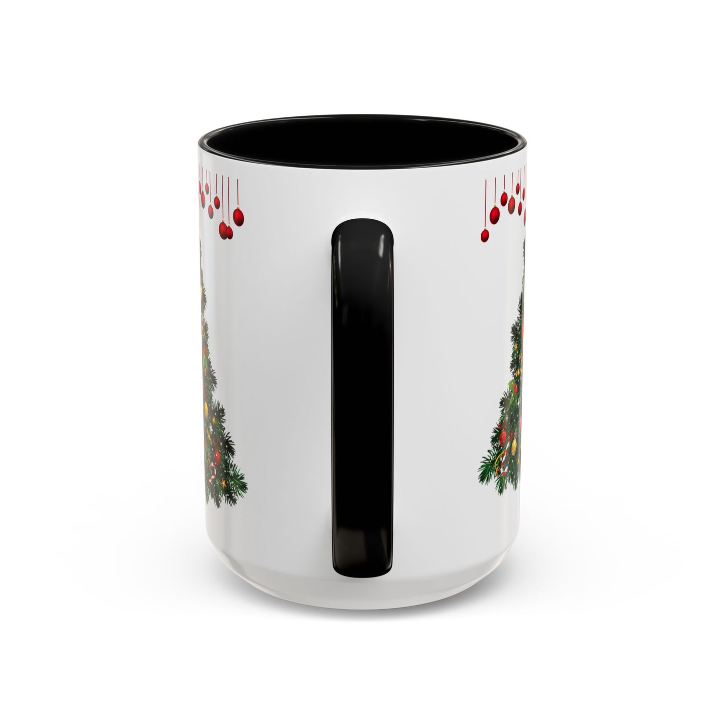 Merry Christmas - Accent Coffee Mug (11, 15oz)