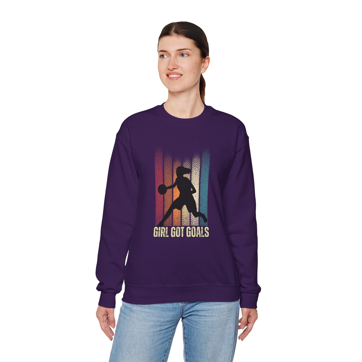 Basketball, Girl Got Goals - Unisex Heavy Blend™ Crewneck Sweatshirt - 10711